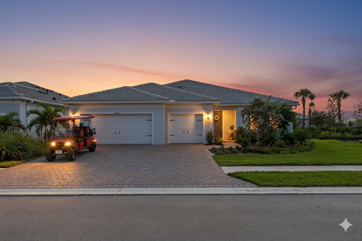 Welcome to 26536 KEY SANDS STREET in the highly sought-after community of BEACHWALK BY MANASOTA KEY. This stunning STARDOM MODEL BY PULTE HOMES combines MODERN DESIGN with SPACIOUS LIVING, offering the perfect balance of COMFORT, FUNCTIONALITY, and STYLE.
From the moment you arrive, you’ll appreciate the 3-CAR GARAGE, SOARING CEILINGS, and OPEN FLOOR PLAN that create a BRIGHT and INVITING atmosphere. With 2 BEDROOMS EACH WITH THEIR OWN ENSUITE BATHS, plus a versatile FLEX ROOM, this home is designed for both everyday living and entertaining guests.
The heart of the home is the CHEF’S KITCHEN, featuring a MASSIVE CENTER ISLAND, QUARTZ COUNTERTOPS, WHITE SHAKER CABINETRY, STAINLESS STEEL APPLIANCES, and NATURAL GAS COOKING. Perfect for gatherings, the kitchen flows seamlessly into the SPACIOUS LIVING and DINING AREAS, enhanced by LARGE WINDOWS that showcase the BEAUTIFUL WATER and PRESERVE VIEWS.
Throughout the home, you’ll find TILE FLOORING for a clean and elegant look. The FLEX ROOM offers endless possibilities as a HOME OFFICE, DEN, or GUEST RETREAT, while the SPACIOUS LAUNDRY ROOM can double as an ART STUDIO, HOBBY SPACE, or ADDITIONAL OFFICE.
Step outside to your EXPANSIVE BACKYARD overlooking TRANQUIL WATER and PRESERVE VIEWS. Whether you’re enjoying a morning coffee or hosting friends, this outdoor space is perfect for RELAXING and UNWINDING.
Living in BEACHWALK BY MANASOTA KEY means enjoying incredible RESORT-STYLE AMENITIES, including a LUXURIOUS CLUBHOUSE, STATE-OF-THE-ART FITNESS CENTER, RESORT-STYLE POOL and SPA, PICKLEBALL COURTS, TENNIS COURTS, BOCCE BALL, WALKING and BIKING TRAILS, and MORE. Even better, BEACHWALK IS THE ONLY COMMUNITY THAT ALLOWS RESIDENTS TO DRIVE THEIR GOLF CARTS TO THE BEACHES, SHOPS, and RESTAURANTS, making the Florida lifestyle even more enjoyable.
Best of all, you’re just minutes away from the GULF BEACHES OF MANASOTA KEY, VENICE, and ENGLEWOOD, along with EXCELLENT DINING, SHOPPING, GOLF COURSES, and CULTURAL ATTRACTIONS.
This home truly combines LOCATION, LIFESTYLE, and LUXURY – don’t miss your chance to own this spectacular property at 26536 KEY SANDS STREET.
