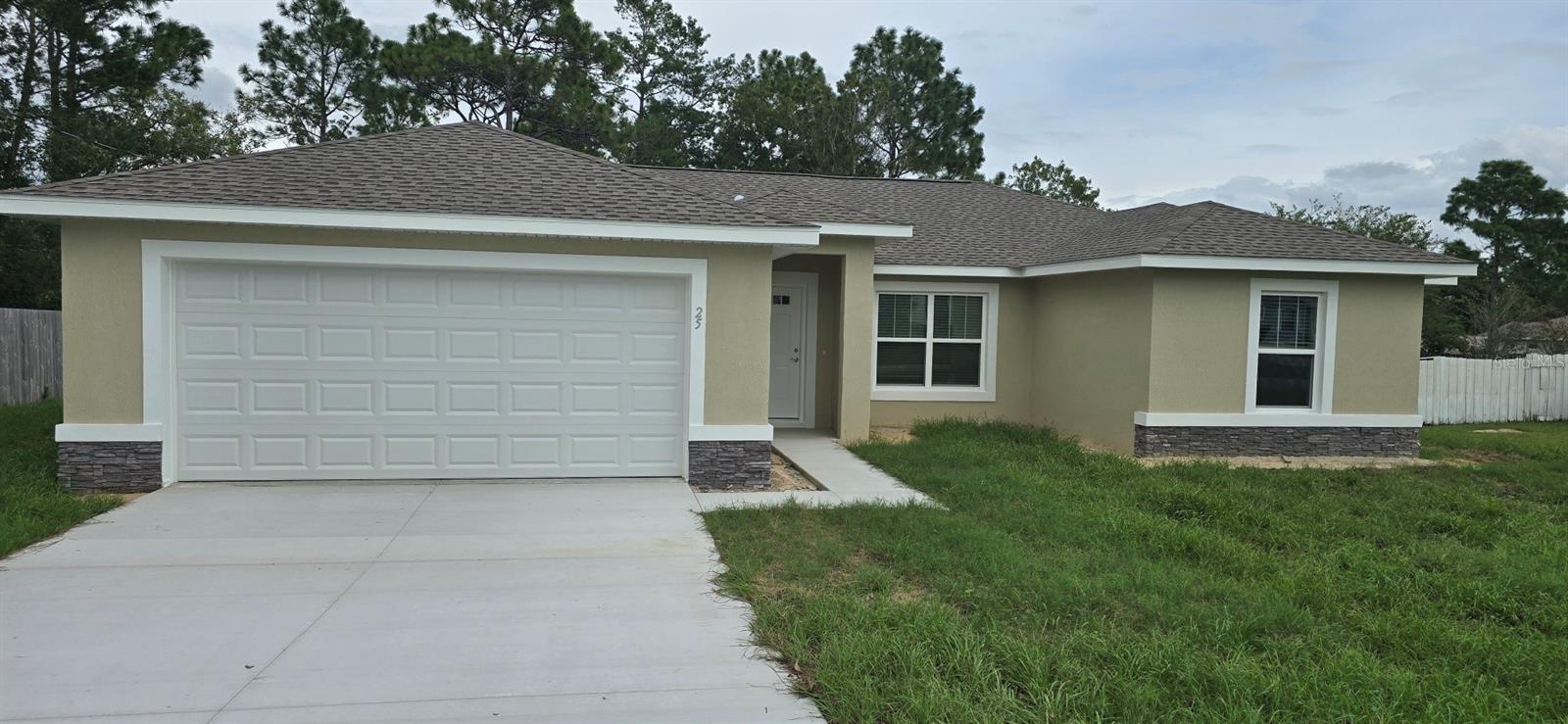 Step into this brand new 4 bed, 2.5 bath Casey model home! Laminate flooring throughout. Gourmet open kitchen with stainless steel appliances, island, and granite countertops. Fully equipped inside laundry room with washer and dryer. 2-car garage. Covered patio with ceiling fan. Generous closet space throughout the home. Blinds for windows and sliding glass door to keep you cool and comfortable year-round. Located minutes from Silver Springs State Park, vibrant shopping centers, diverse dining options, medical facilities, and schools. Don't miss your chance to make this stunning, brand-new home yours!