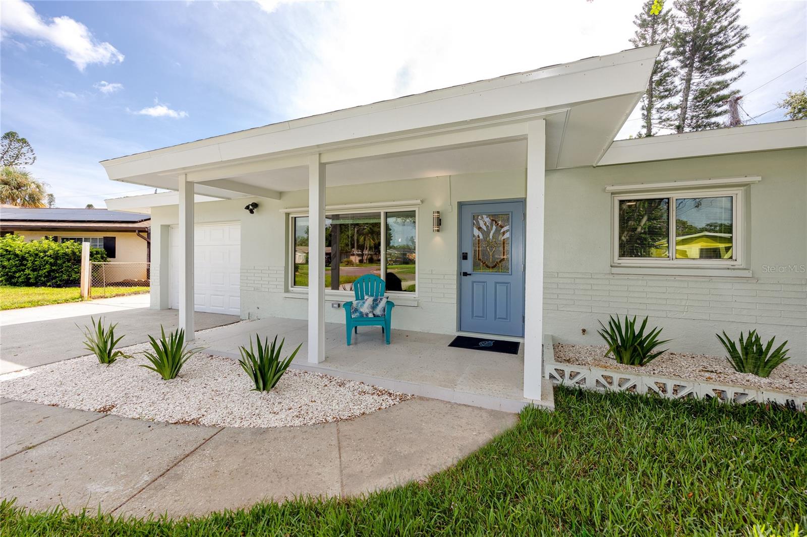 This beautifully updated Greater Pinellas Point home in St. Petersburg is the perfect balance of modern comfort and coastal convenience. With 3 bedrooms, 2 bathrooms, a one-car garage, and flexible living spaces, it offers a true turnkey opportunity in a desirable no flood zone location.
The open layout flows effortlessly from the living and dining areas into the family room and enclosed Florida room, creating a spacious, light-filled environment for everyday living and entertaining. The newly renovated kitchen is a standout with sleek quartz countertops, a glass subway tile backsplash, stainless steel appliances including a new range and hood, a central breakfast bar, and generous storage. Just beyond, the enclosed Florida room with its own mini-split system provides versatile space that can serve as a home office, studio, or fitness area.
Both bathrooms have been fully remodeled, with the primary suite showcasing a floating vanity, custom tilework, and upgraded fixtures that feel both stylish and functional. The additional bedrooms are comfortable and modern, supported by a second updated bath. Every surface of this home has been refreshed, including new luxury vinyl plank flooring, new trim and doors, and fresh paint inside and out. Major updates in 2025 beyond the complete remodel, include a Tamko Titan roof, HVAC system, water heater, and a fully overhauled irrigation system with new well points and valves, ensuring long-term peace of mind. Double-pane windows throughout further enhance efficiency and quiet.
Outside, the oversized driveway offers ample parking, while the large backyard is fully enclosed with a brand-new white PVC fence and accented by new sod and tropical landscaping. The lot has more than enough space to add a pool, outdoor entertaining area, or garden, giving the property excellent potential for customization.
The location enhances the home’s value even further. Greater Pinellas Point provides a quiet residential setting just minutes from Boyd Hill Nature Preserve, Bay Vista Park, and Lakewood Estates golf course. It’s an easy drive to downtown St. Petersburg with its restaurants, shops, and cultural venues, as well as the world-class Gulf beaches. Access to I-275 and the Sunshine Skyway makes commuting or weekend getaways effortless.
With no HOA restrictions, a no flood zone designation, and every major system newly replaced, this Greater Pinellas Point home is move-in ready and designed for low-maintenance living. Whether you’re searching for a primary residence with modern updates or a fully renovated rental property in one of St. Petersburg’s most convenient neighborhoods, this home delivers exceptional value and style.