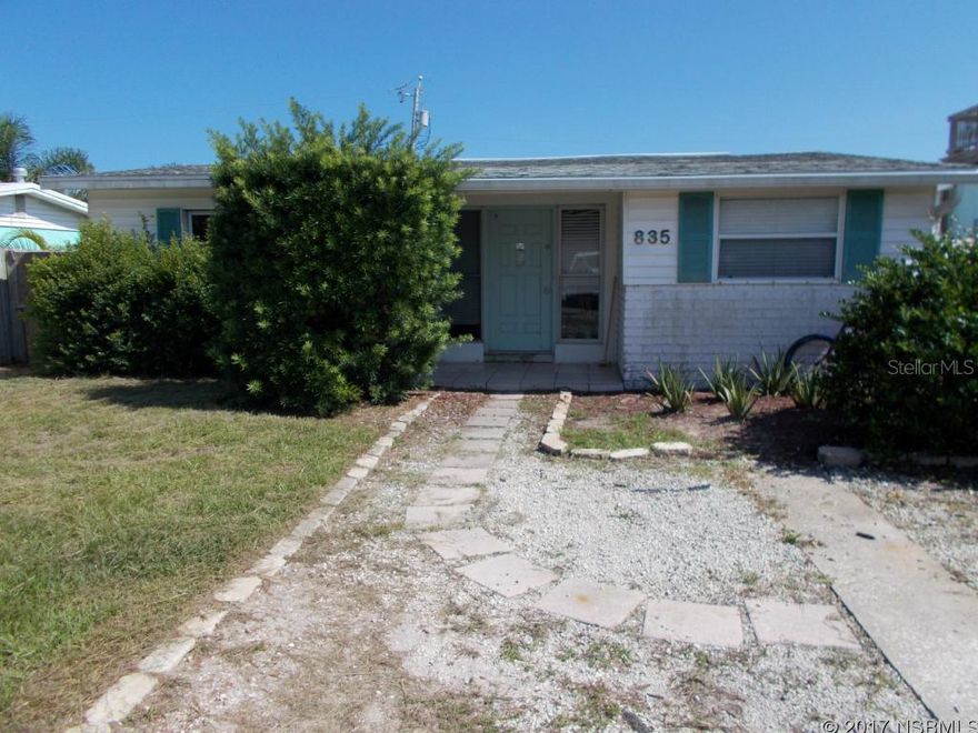 Great investor opportunity with this beach side3 bedroom home that runs street to back alley and steps to the beach. ;Water: City