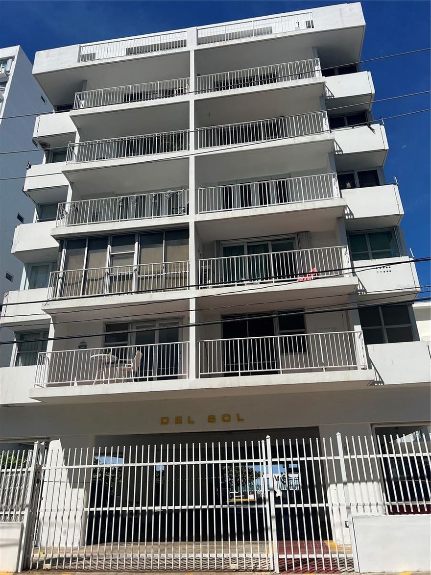 If you’re looking for spectacular ocean views, direct access to two of the best beaches in Isla Verde, and an excellent opportunity to generate short-term rental income, this is the ideal property.

This apartment offers a comfortable layout featuring a spacious bedroom with a closet and large windows with direct ocean views, a kitchen, bathroom, and a balcony perfect for enjoying breathtaking scenery. It encompasses 612.29 square feet of living space.

The property is being sold “as is,” offering outstanding potential for renovation and customization to suit your style and vision. Ideal both as an investment property or to create your own beachfront retreat.
