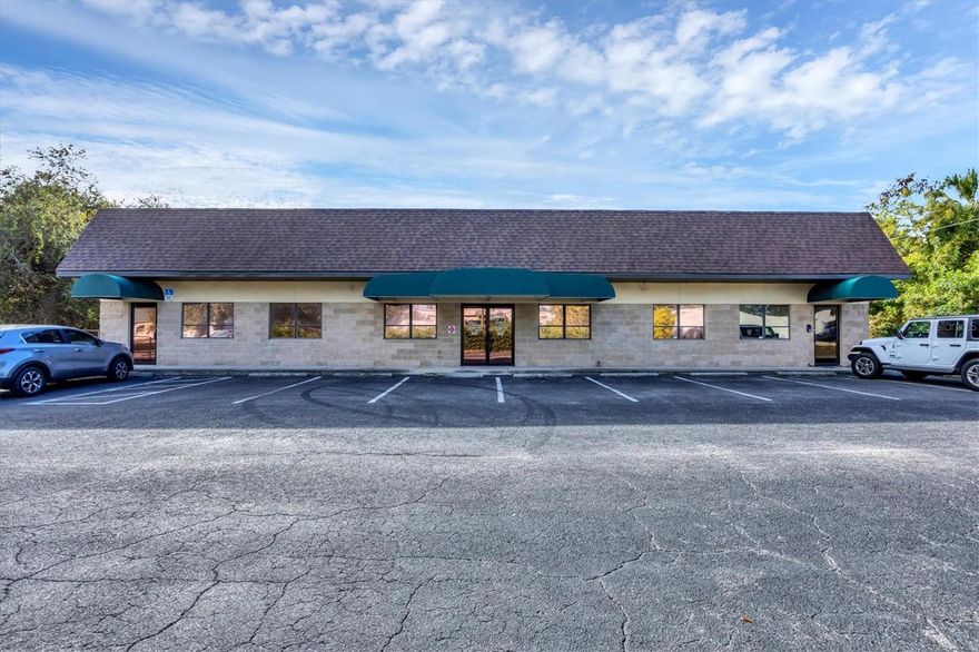 Fantastic Opportunity to Own approximately 3,000 square feet of office space with a prime location. The building offers 2,970 leasable square feet with a total square footage of 3,330. The building consists of two units with the possibility of being split into three.  The building is fully leased now. The large side is roughly 1,980 square feet and the smaller side is 990 square feet.  The large side has a nice reception area, conference room, built in storage and multiple workstations.  The smaller side has multiple offices with a nice greeting area. New Roof since Hurricane Ian. Great Opportunity for an Investor to step into an incoming producing building or a user to relocate / expand an existing business.  The property is .52 acres / 22,485 square feet.  Easy access from El Jobean Road or Cedarwood Street making it easy for people to find your business. The property has excellent signage on El JoBean Road with a great visibility from all angles to advertise your business. Contact me today to set up your private showing.