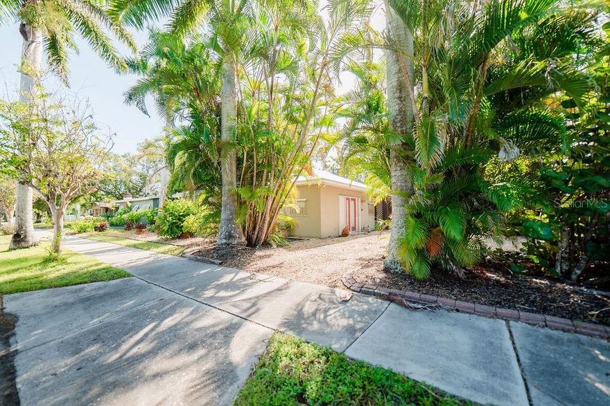 Charming Historic District Home with Pool & Tropical Privacy! Nestled in the heart of Punta Gorda’s Historic District, just two blocks from the sparkling waters of Charlotte Harbor, this home offers a rare combination of privacy, charm, and location. Surrounded by lush landscaping with inviting paths and tranquil sitting areas, the property feels like a private retreat. Enjoy your own sparkling pool amidst beautiful tropical foliage — perfect for relaxing or entertaining. Relax in the spacious living room, where you can enjoy the cozy warmth of the fireplace while gazing at stunning sunsets through the front windows. Alternatively, unwind in the family room/den area, which features sliders that open directly to the pool area. For family meals, you can choose to dine in the dining room or dine poolside under the covered porch, enjoying the tropical surroundings. The primary bedroom offers a private retreat with an en-suite bathroom and laundry room for added convenience. Situated minutes from Fisherman’s Village, Charlotte Harbor Event & Conference Center, Gilchrist Park, and Sunseeker Resort, you will enjoy waterfront dining, shopping, world class fishing and the vibrant local culture just steps away. Experience breathtaking sunsets from your doorstep or take a stroll along the Harbor Walk. Bike through scenic routes, explore weekend farmers markets, and enjoy miles of walking and biking paths. Conveniently located with easy access to Hwy 41 and I-75, and just minutes from the airport, this home offers the ideal blend of historic charm, privacy, and coastal convenience. This home is hurricane and flood mitigated for peace of mind and ready for your personal remodel, offering an incredible opportunity to create your dream Florida getaway. More than just a house—it's your gateway to the relaxed, waterfront lifestyle that Punta Gorda offers. Properties like this don’t last long. Make it yours before it’s gone!