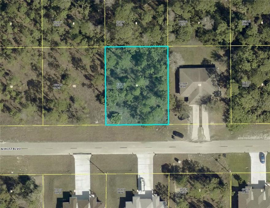 Here’s your chance to own a buildable duplex lot at 635 Nimitz Blvd, perfectly positioned in a non-flood zone (Flood Zone X) for added peace of mind. This spacious lot is ideal for investors or builders looking to develop a multi-family property in a fast-growing residential area of Lehigh Acres.

With ample space for two units, this lot is surrounded by new construction and offers convenient access to SR-82, schools, shopping, parks, and restaurants. Whether you plan to generate rental income or build for extended family, this location provides flexibility and long-term value.

Lehigh Acres is just a short drive to Fort Myers, the airport, and beautiful Gulf beaches, making it a high-demand area for both homeowners and renters.

No HOA, ready to build, and flood zone X—don’t miss this excellent opportunity!