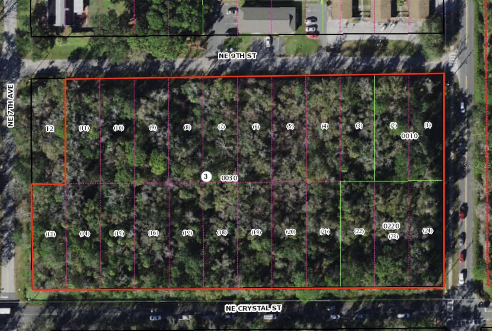 3.98 acres fronts on four streets located in the City of Crystal River. This property is walking distance to Crystal River High School. The property has both R-3 and RC Zoning. Water is available at the property. Most of the property is wetlands has not been submitted to the SWFWMD for approval. Call now for details.