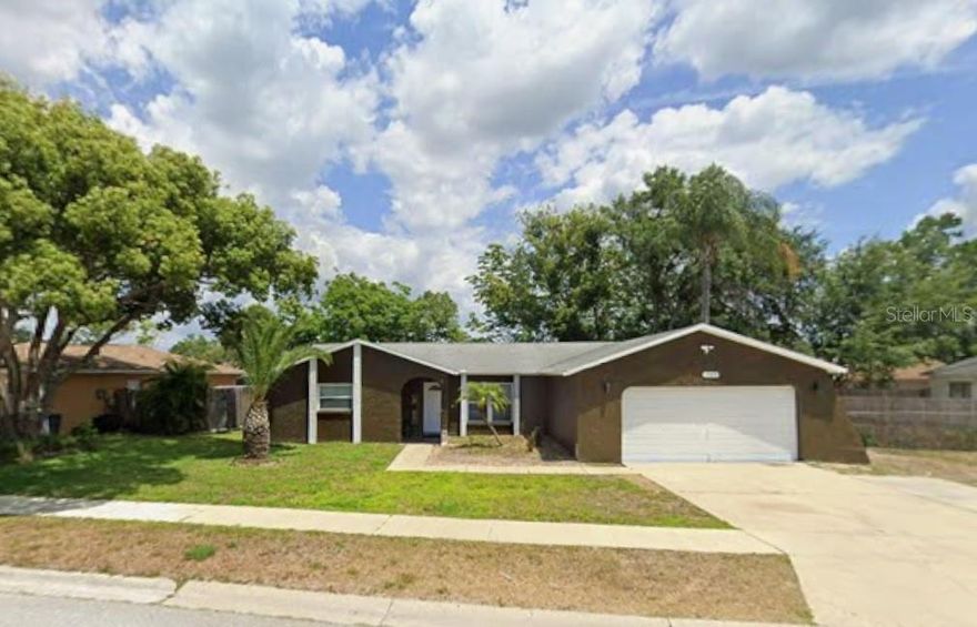 Short Sale. SHORT SALE: Don't miss this fantastic opportunity to own this 3-bedroom, 2-bath single-family home POOL home a beautifully updated kitchen, complete with a den, screened-in pool lanai, and fenced yard in the highly desirable Shadow Ridge community—where there’s NO HOA and plenty of room to live, work, and play. Per owner there are no restrictions, including Rental Restrictions.  This home Features both a spacious living room and a cozy family room with a wood-burning fireplace, this home offers flexible living spaces ideal for modern lifestyles. The split-bedroom layout includes a generous primary suite with dual sinks and direct access to the pool area.

The large den—with sliding glass doors to the patio—makes an excellent home office, hobby room, or possible 4th bedroom. The expansive screened-in lanai and large private pool create the perfect setting for outdoor relaxation, weekend barbecues, or entertaining guests year-round. Kitchen appliances included. A two-car attached garage, covered parking, and a fully fenced yard add convenience and privacy.

Centrally located near top-rated schools, shopping, restaurants, parks, beaches, and major roadways including BOOMING SR-52, Little Road, US-19, and the Suncoast Parkway, this Hudson home offers quick access to Tampa while keeping you minutes from coastal living.

With its unbeatable location, oversized lot, private pool, and no HOA restrictions, this home is an exceptional opportunity you won’t want to miss.