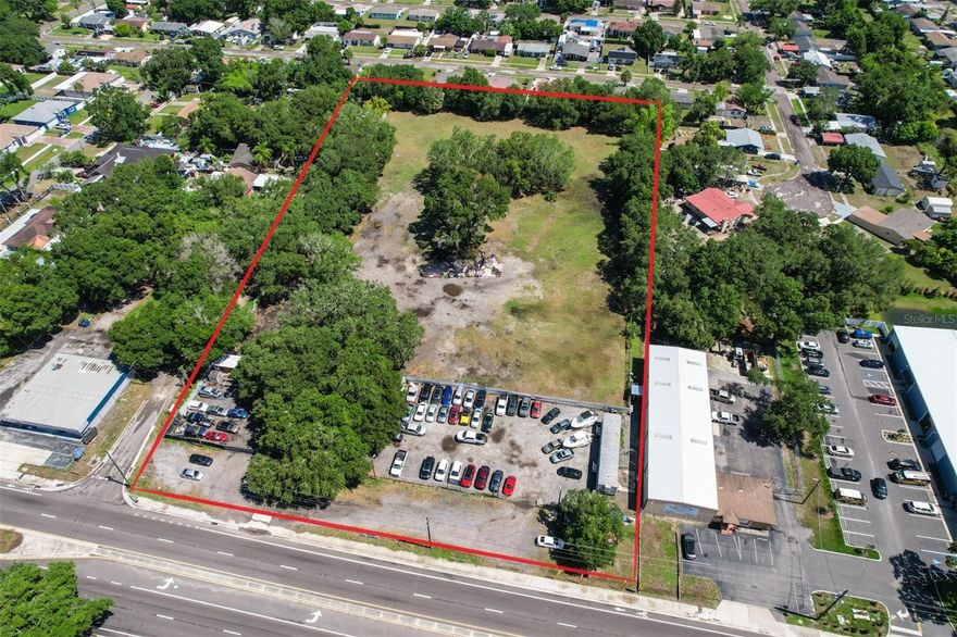 Amazing Opportunity and Investment. This property is in the process of changing to a new zoning Commercial General. The new rezoning and plans will be included for the new owner. Great opportunity for  urban scale neighborhood commercial, office uses, multi-purpose projects and mixed use development. Commercial General that provides the opportunity to develop Cultural/Institutional Uses, Neighborhood, General and High Intensity Business, retail, offices, medical center, and more! Build townhomes, single family homes and also a street mall or storage units in the Commercial General area. Close to US-41 Hwy., I-4, 275 Hwy, Port Authority of Tampa Bay, and main Tampa attractions. Close to Top Golf, Bass Pro, Brandon Town Mall and full access to the main interchange to Downtown Tampa. This is a true opportunity available in a quickly emerging regional commercial center along a major local traffic.