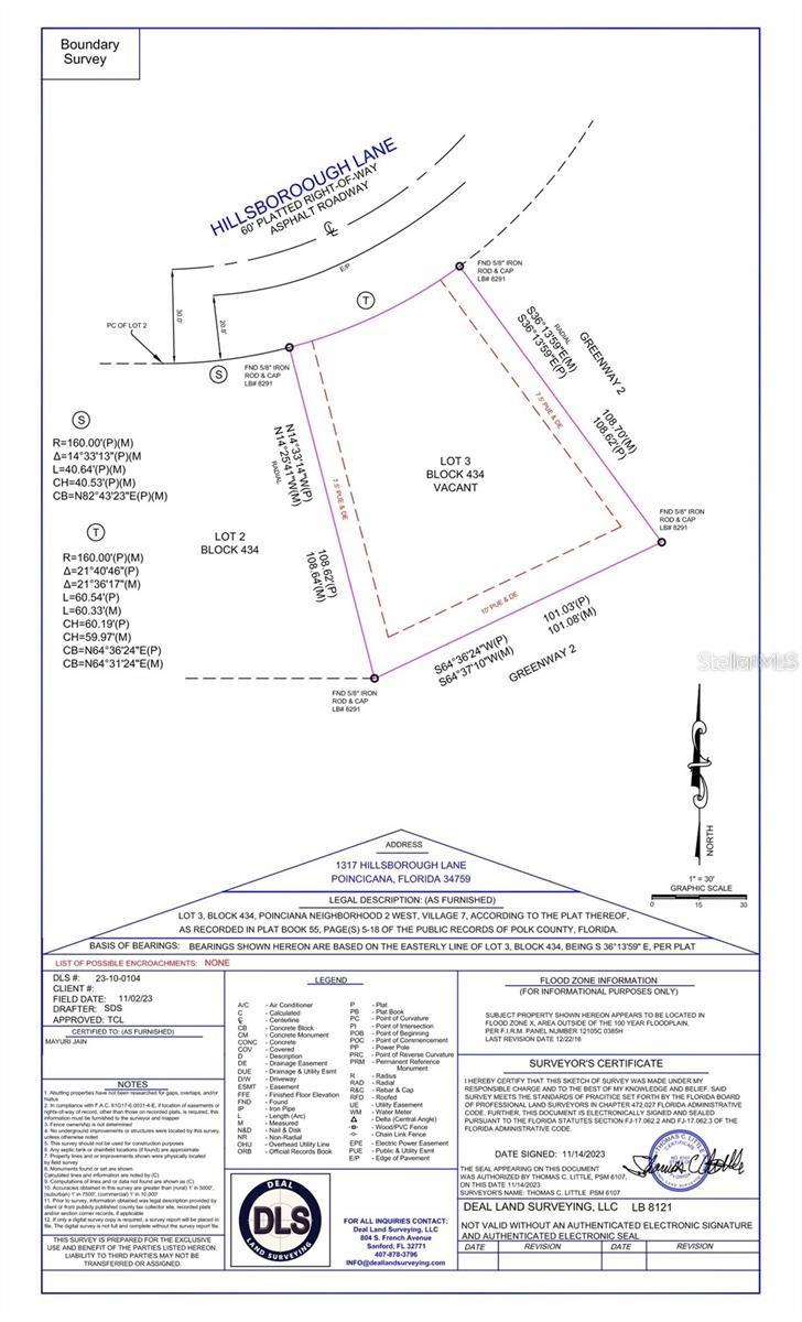 POINCIANA NBRHD 2 WEST VILLAGE 7 - Land
