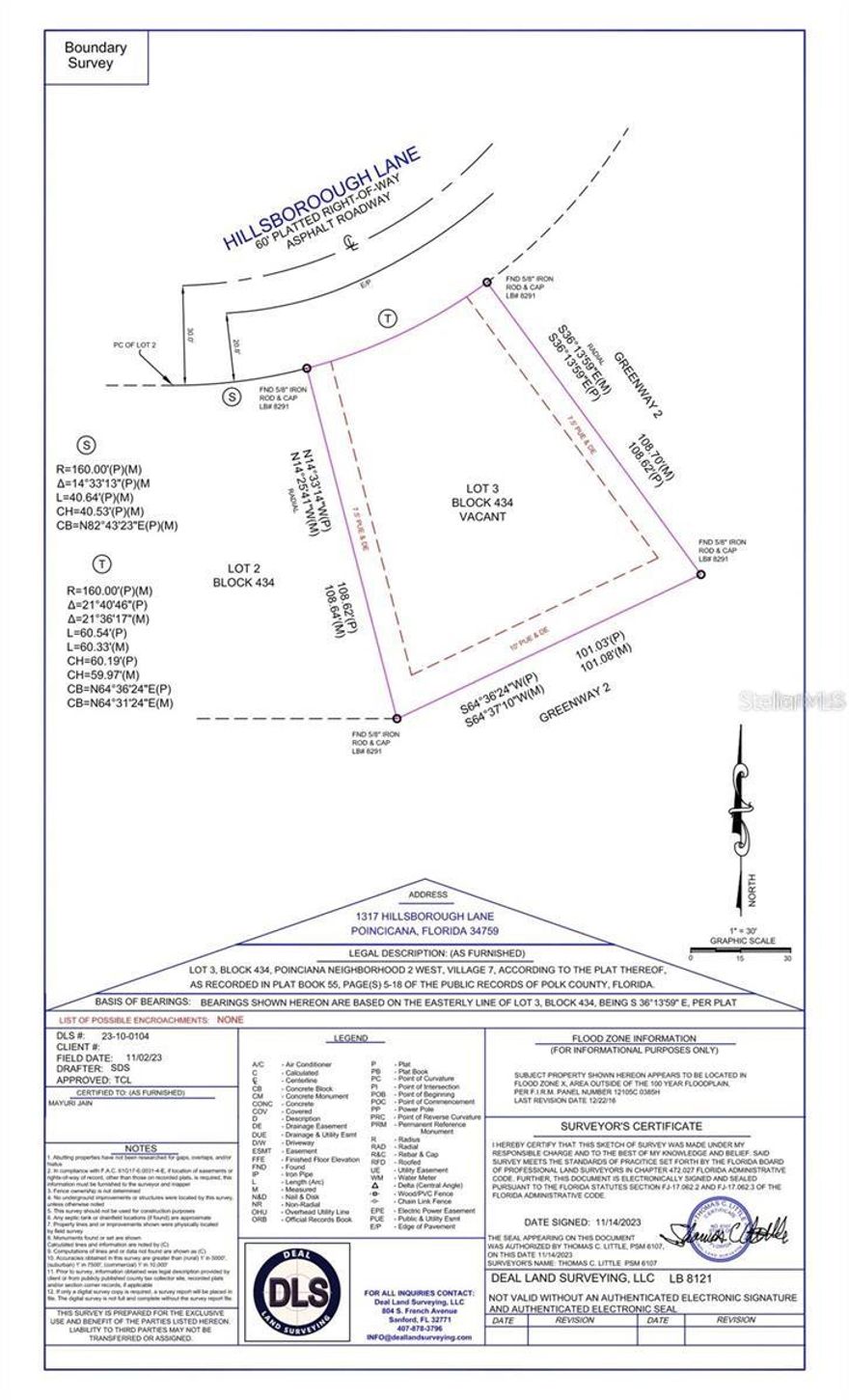 Prime Opportunity for Builders & Investors! Build your dream home in the booming Poinciana Villages community. This rare parcel offers privacy with no rear or side neighbors and is perfectly located near Lake Marion Marina, top schools, medical facilities, restaurants, and world-famous attractions like Disney and Universal Studios. With No Flood Zone and endless potential, this property will not last. Be the first to claim it!