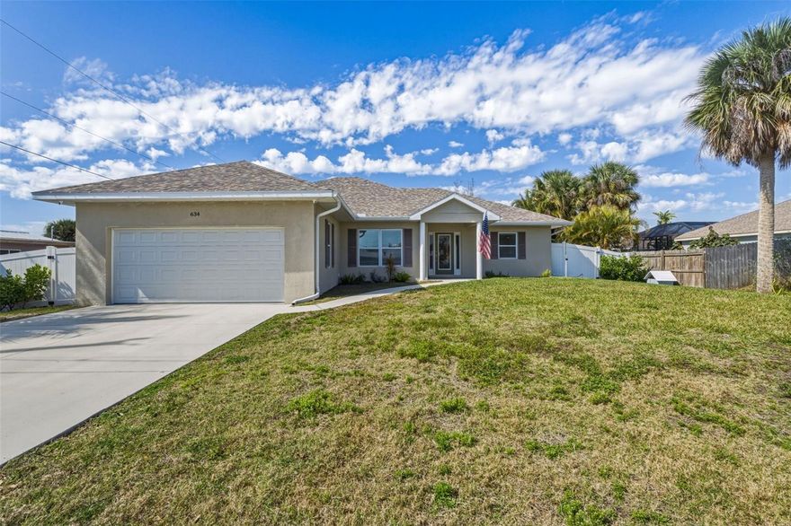 This 2017 built 3-bedroom, 2-bathroom home has been meticulously maintained and has a 2023 AC! As you enter the home you will notice the bright & open great room with neutral paint colors, 9 ft ceilings, and tons of natural light. The split floor plan offers a primary suite to the right which has a luxurious ensuite bathroom, generous walk-in closet, huge vanity with dual sinks, and a walk-in shower. The kitchen opens up to the great room and dinette and has beautiful high-end cabinetry, granite countertops, and stainless appliances. A formal dining room is just off the great room near the foyer. The dining room would make a perfect playroom and if desired—this could be closed off to form a private office. Down the hallway past the kitchen is the dedicated laundry room, two guest bedrooms with new flooring, and a guest bath with shower/tub combo. A linen closet can be found down the hallway next to the guest bath. The two car garage has a side entrance for your convenience. The backyard is partially fenced with PVC vinyl.  For peace of mind during storm season, this home is equipped with **HURRICANE-IMPACT WINDOWS & DOORS** and it is located in X flood zone (so lenders will not require flood insurance!) There are NO CDD FEES & NO MANDATORY HOA FEES! PLUS— This home is not in a deed restricted community so bring your RV, boat, and pets! When you buy a home in this neighborhood, there is an optional association you can join for a nominal fee. This membership grants you access to a 1300 foot private beach, boat ramp, kayak/canoe launch, and ferry access to the beach! Shamrock Park is nearby with pickleball, tennis, basketball, playground, scenic nature trails, outdoor gathering pavilion, & entry to the Legacy Trail! The quaint historic district of Venice is a short drive away and is known for its warm Gulf beaches, charming boutiques, casual & fine dining, Venice Little Theater, splash pad, parks, playgrounds, fishing pier, tennis courts, weekly farmer’s market, tons of events throughout the year, and so much more! Schedule your showing today and start living the Florida lifestyle!