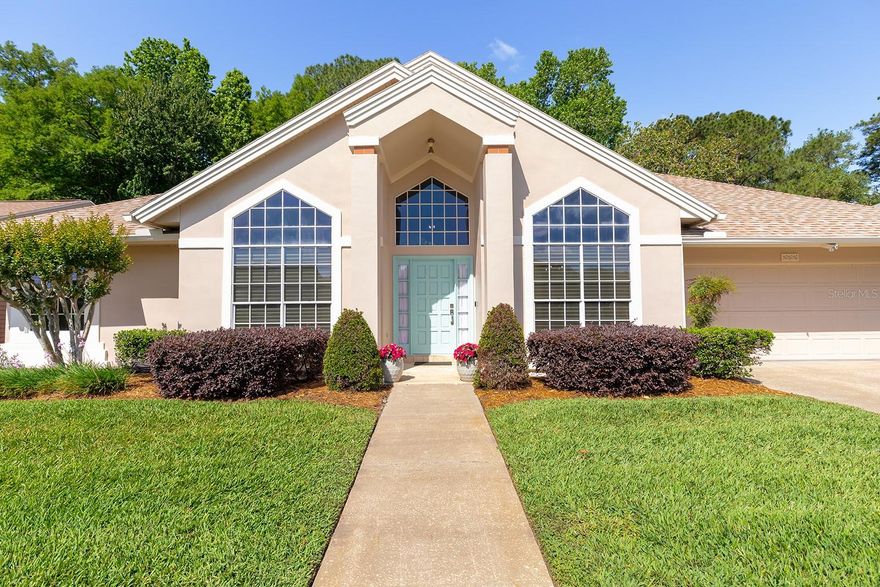 Homes like this in Lake Mary don’t come up often, especially within a boutique neighborhood where quiet streets, mature trees, and a true sense of pride of ownership define the setting. Welcome to 808 Silverwood Drive, a beautifully maintained 4 bedroom, 2 bath residence that reflects a thoughtful balance of timeless design, quality craftsmanship, and meaningful updates throughout.
From the moment you enter, soaring vaulted ceilings and abundant natural light create an open, inviting atmosphere, drawing your eye through the home to the professionally enclosed, air conditioned Florida room and the lush wooded backdrop beyond.
At the heart of the home, the remodeled kitchen showcases classic, enduring finishes designed to stand the test of time. Rich raised panel 42 inch wood cabinetry with crown molding is complemented by granite countertops, a tile backsplash, under cabinet lighting, stainless steel appliances, a deep skillet friendly sink, and a generously sized pantry with wood shelving. This is a kitchen that blends beauty with everyday function, offering both warmth and long lasting appeal.
The thoughtfully designed split floor plan provides comfort and flexibility for both daily living and entertaining. The main living area is anchored by a wood burning fireplace, adding character and a sense of home, while the spacious laundry room offers additional storage and convenience.
The primary suite is generously sized and features a striking mitered glass bay window, filling the room with natural light and showcasing views of the vibrant, well maintained backyard. French doors, a walk in closet, and a well appointed bath with dual sinks, a garden tub, and a separate marble shower enclosure complete this private retreat.
Step outside to a meticulously cared for outdoor setting where tropical plantings, colorful flowering gardens, and a private wooded backdrop create a peaceful escape. With no rear neighbors and ample space, the backyard also offers the opportunity to design and add a future pool if desired.
Beyond its aesthetic appeal, this home reflects a level of care that extends well beyond the surface. Significant updates include a new roof, gutters, downspouts, and exterior paint in 2021, a full home replumb, HVAC system, and hot water heater in 2019, along with more recent improvements such as a 2025 dishwasher and 2020 microwave. Additional features include a Ring Doorbell and Nest Thermostat. These investments provide both confidence and long term value for the next owner.
Ideally located in the heart of Lake Mary, you are just minutes from highly regarded Seminole County schools, shopping, dining, and convenient access to I-4 and SR 417.
This is the kind of home buyers wait for, where quality, care, and timeless updates come together in a setting that feels both private and connected. But don't wait, hurry come see!