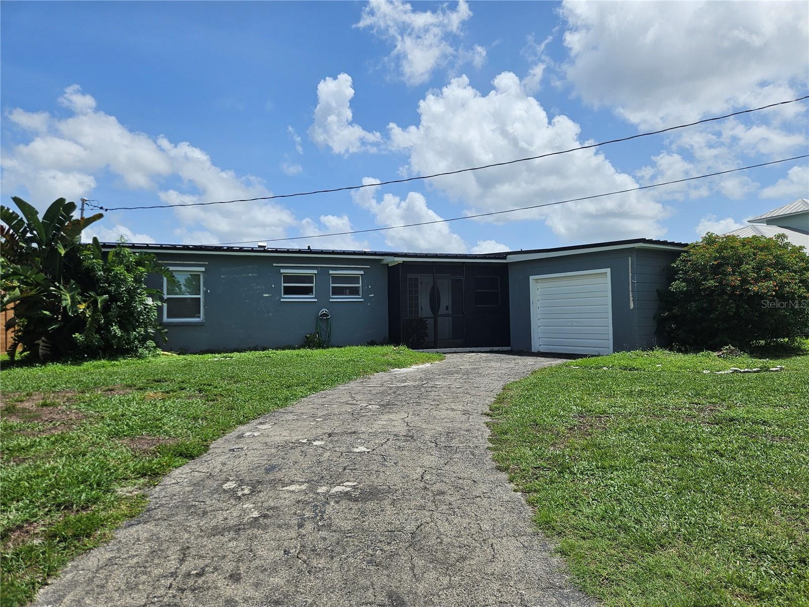 Spacious 3 bedroom 2 bathroom home on saltwater canal with dock and seawall ready to rent.