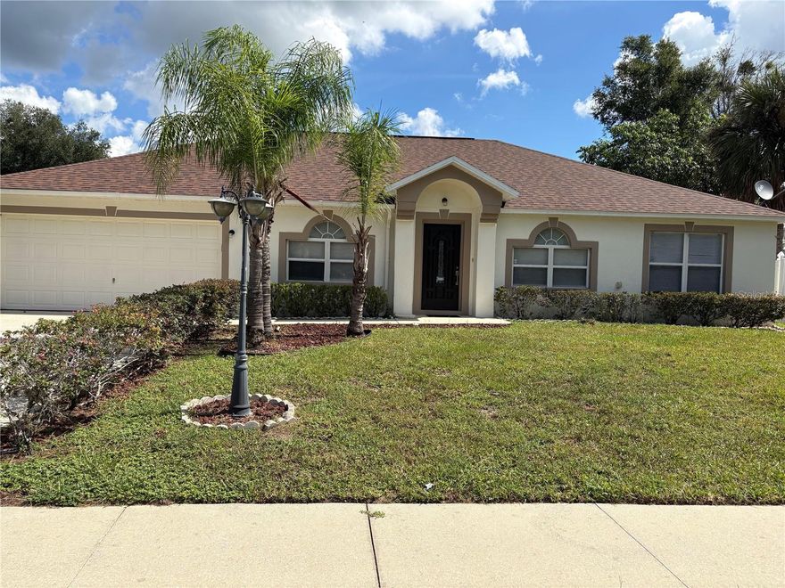 Perfect for the entertainer! 4 Bedrooms, 2 baths, 2 car gar. & 2,236 sq ft living area built in 2004. Huge entertaining kitchen w/ 2 sinks, 2 pantries, center-island, & french drs leading to a 24x12 screen porch , ready to move in .