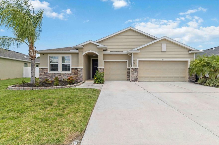 NO CDD FEES with a hard-to-find OVERSIZED Private Backyard! Welcome to the highly desirable Camden model, a thoughtfully designed multi-generational home that perfectly combines space, comfort, and modern Florida living. Offering over 2,800 square feet with 4 bedrooms and 3.5 bathrooms, this exceptional residence is ideal for families seeking flexibility and functionality. Step inside to discover a bright and open floor plan featuring tile flooring throughout the main living areas, creating a seamless flow for both everyday living and entertaining. One of the home’s standout features is the spacious private multi-generational suite, offering endless possibilities as a guest retreat, home office, media room, playroom, or additional living space. This private suite includes an en-suite with a walk-in shower and a generous walk-in closet.  The primary suite serves as a relaxing retreat, complete with laminate flooring, dual vanities, a soaking tub, and a separate walk-in shower. Additional bedrooms are connected by a convenient Jack and Jill bathroom featuring both a tub and a shower, making the layout ideal for families and guests alike.  Step outside into your own fenced-in backyard oasis, where you can enjoy peaceful privacy and beautiful Florida sunsets from the expansive outdoor patio. The outdoor kitchen creates the perfect setting for entertaining family and friends year-round.  This energy-efficient home is equipped with a fully paid-off Tesla Solar Electric System along with three Tesla backup batteries, providing outstanding energy savings and peace of mind.  NO MORE high electric bills!  Additional upgrades include a water softener system, an extended outdoor patio, an under-sink reverse osmosis water filtration system, and air conditioning in the garage for added comfort and convenience.  Located in Del Tierra, a family-friendly community known for its low HOA of just $135 a month and no CDD fees, this home offers exceptional value with a strong sense of community and convenient access to everything the area has to offer. This is a rare opportunity to own a move-in-ready multi-generational home, and one of the most functional layouts available. Del Tierra residents enjoy access to a wide range of amenities, including a resort-style pool, fitness center, and playground, creating a true neighborhood feel with something for everyone. Conveniently located with easy access to I-75, shopping, dining, and top-rated schools, this home offers both everyday convenience and long-term value. Minutes to SR-64, I-75, and Ft. Hamer Bridge. Close to Gene Witt Elementary (bike ride away). Nearby shopping includes Costco, Target, Hobby Lobby, and many more! This home offers it all...huge private backyard, stylish design, tasteful upgrades, and a prime location. Don’t miss your chance to make it yours!
