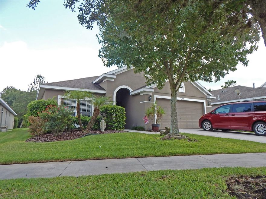 Great 4 bedroom home in Fishhawk Ranch, one of Tampa's premier master planned communities. NEW ROOF - 2023. This home features a large split bedroom floor plan, an open kitchen with eating area, stainless steel appliances, breakfast bar and granite counter tops, a large screen lanai, custom paved exterior patio, inside laundry, and much much more. Home is located on a conservation lot with no rear neighbors and a large yard.  Fishhawk features top area schools, tennis, comm pools, parks, walking trails, etc. Rental price includes lawn care.