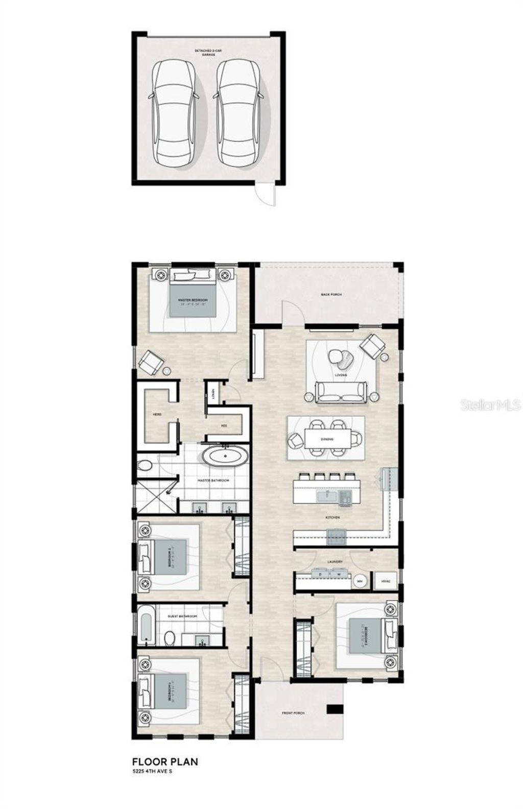 Photo of 5225 4th Avenue S, St Petersburg, FL 33707 (MLS # TB8432739)
