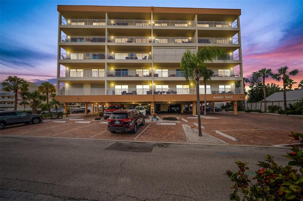 Beautiful GULF VIEWS!! Fully furnished unit has fantastic Gulf views from wherever you sit in this beautiful 2 bed 1½ bath unit!! Unit 315 is located in the highly sought-after Madeira Norte Condominiums in the heart of the John’s Pass Village and Boardwalk, Pinellas County’s #1 Tourist Destination for fun, adventure and dining! Investors love this property because it is a 1 WEEK Minimum Rental Period. The demand for vacation rentals at Madeira Norte is robust, especially if they have exceptional, unobstructed ocean views like unit 315! From the huge balcony, you will never miss one spectacular sunset all year. Beautiful fir and palm trees frame this quintessentially relaxing Florida seascape. Everything your family and/or renters need is right outside the door, for there is seldom a time you would even need to get in your car. It’s all right here in John’s Pass and accommodates all ages and interests boasting over 100 different businesses ready to make you, your family and/or tenants happy! Unit 315 has updated kitchen and baths. Master Bedroom has a walk-in closet and striking views of the Gulf of Mexico. There are 2 elevators, a perfect beach-side heated pool, a private pedestrian gate to the beach and a picnic/grilling area, beach-side, with gazebo and seating. Designated parking and ample guest parking, which is very convenient! Low HOA dues! On-site maintenance and assistance keeping the property clean and comfortable at all times. HOA recently completed a year-long, professionally contracted, painting and refurbishment of the exterior walls, porches, rails and corridors. It looks fantastic, wait until you see this property!