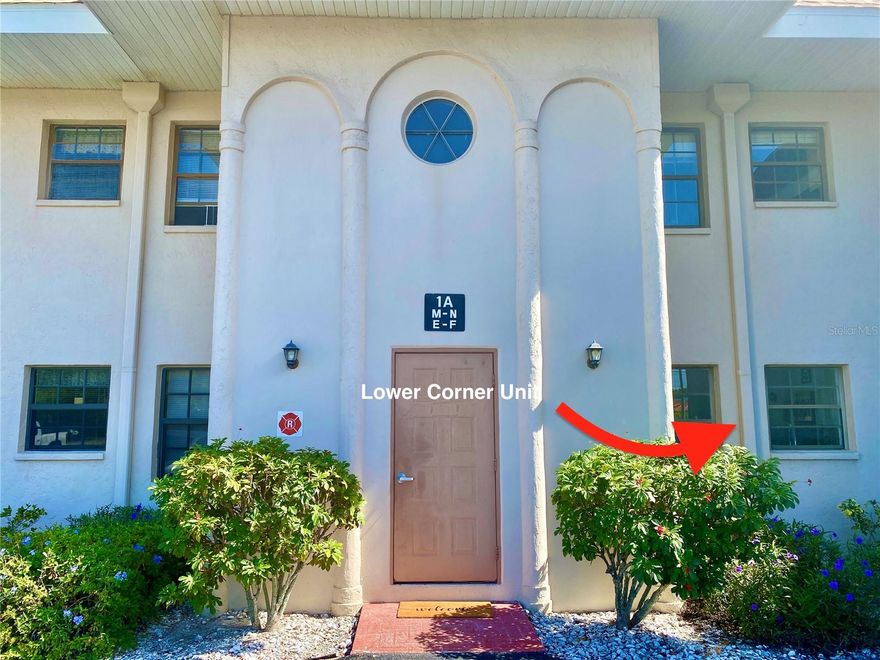 Spectacular remodeled 2 bedroom 2 full bath lower unit at Sabal Palm Gardens in West Bradenton. Just blocks from shopping and dining with a short 5 mile ride to beautiful Anna Maria Island. This is a great find in an exceptional neighborhood. All new Luxury Vinyl Flooring throughout the entire unit, total kitchen remodel with Hardwood Cabinets, Solid Surface countertops and stainless Steel appliances round out the light filled room. Stunning bathrooms and 9 foot ceilings throughout makes this unit live large. AC was replaced in 2023 and water heater in 2020. The unit has a washer and dryer hookup already plumbed and there is also onsite laundry facilities if you're using this as a getaway. Experience the tropical ground and heated swimming pool and indoor bike storage. A true gem in the area for this price. Set up your tour today.