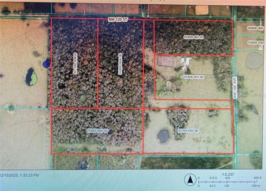 Perfect 98.6 acres, situated only 5 miles to HITS and 15 miles to WEC. This is a great opportunity to build your own farm. The land is made up of 5 individual parcels, but being sold together to settle an estate.
Approximately 25 acres fronting on NW 160th Ave is cleared in pasture and has cattle on it.
Great opportunity to build your dream farm in beautiful NW Marion County.