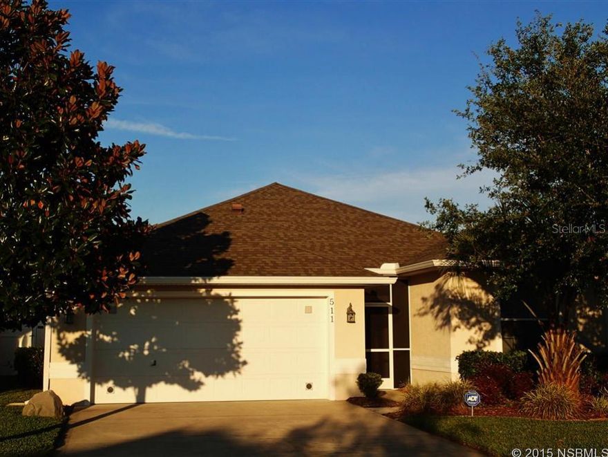 Stylish, spacious executive home in exquisite condition (built in 2009) and priced to sell!  THIS HOME IS A MUST-SEE. There is modern, casual elegance in every room â from the foyer archway and pillars to the high-ceilinged living room with art shelves, arched double-door entry to the master bedroom which features a tray ceiling, plantation shutters throughout the home, marble windowsills, granite kitchen countertops and inviting, private backyard pergola swing.  The kitchen is modern and spacious with generous granite countertop space, gorgeous cabinetry, a breakfast nook, 2 refrigerators and a pantry.  The spacious 1,912 square feet of living space features an inviting open floor plan, large bedrooms, and laundry room. The home includes two wall-mounted 30â HD televisions, one in each guest bedroom. The screened lanai is accessible from the living room or the master bedroom, and the backyard has a beautiful lawn, white vinyl privacy fence and a shed. The irrigation system has an injection system for iron-out or fertilizer additives to the sprinklers. Located in Edgewater Lakes, the home is a convenient 1.3 miles to a shopping plaza and less than 3 miles to Riverbreeze Parkâs boat ramps, picnic areas, playground, and fishing docks on the Intracoastal Waterway. The smaller home next door sold in 2014 for $190,000, so at only $179,900 this home is a great value! (Listing information thought to be reliable but is not guaranteed to be accurate; you are advised to verify the facts that are important to you.) ;Water: City