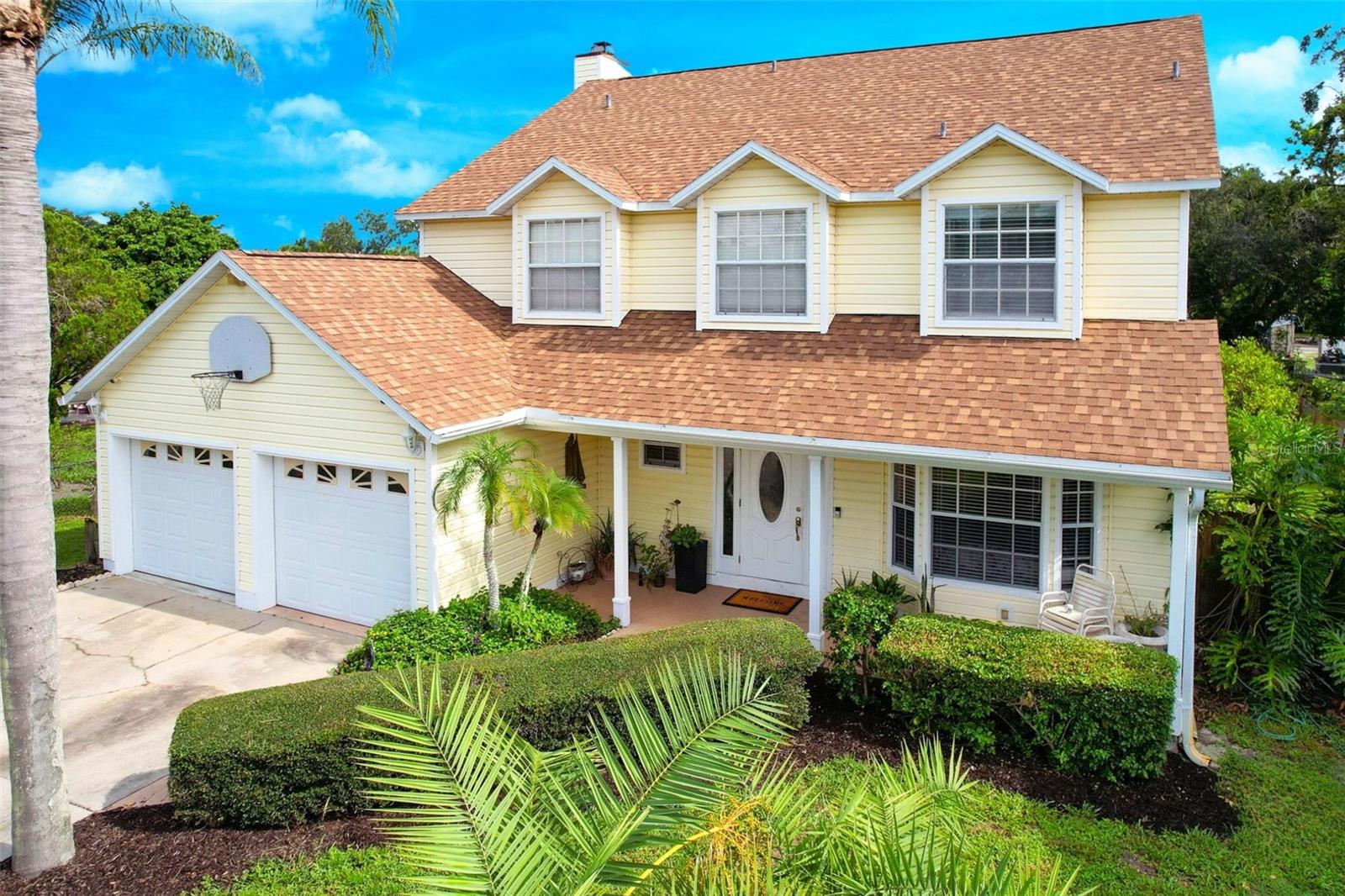 This is what freedom feels like in FLORIDA - No HOA, No CDD, and only four houses down from the Manatee River at the end of a quiet street. This well-loved two-story home is proudly offered by its original owner who had it custom-built! With 2,331 SqFt of inside air-conditioned living space, this home features a BRAND NEW ROOF, 4-bedrooms, 2.5-bathrooms, 2 car garage, long extended driveway, huge fenced-in backyard, covered screened-in back patio, a large family room with stone wood-burning fireplace and a separate formal living and dining room - perfect for entertaining.
As you step inside your new home, you're greeted by a two-story stair case with grand floor to ceiling views. The downstairs level includes a large family room, half bathroom, separate formal living and dining room, kitchen, laundry room, access to the two-car garage, and two sets of French doors leading out to the patio and backyard.
Upstairs you will find a split-bedroom floorplan that gives privacy and space to everyone. On the right side of the upstairs, level, you'll find the expansive Primary Bedroom. This room has plenty of space for king-size bed, large furniture and even workout equipment, or a nice sitting area overlooking the backyard. The perfect tranquil space for an Owner's retreat. The en-suite bathroom has a large soaking garden tub, dual sink vanity, walk in closet, separate shower and lots of natural light coming in from a beautiful big window. On the other side of the upstairs level, you will find three more generously sized bedrooms and another full bathroom with tub/shower combo.
The outside of the home and huge fenced-in backyard offers endless opportunities - whether you're dreaming of a garden, a play area, or storing your boat, RV, or toys on-site (yes, there's plenty of space!). Plus, you're less than a mile from the Manatee River Boat Ramp, making your Florida lifestyle dreams a reality.
This home checks all the boxes and is just a short drive to beaches, shopping, dining, riverwalk, entertainment, hospitals, SR-64, I-75, the airport, and much more.
This is a rare opportunity to own a custom-home, close to the river with room to roam and no homeowners Association fees. Contact the Listing Agent to schedule your private showing today!