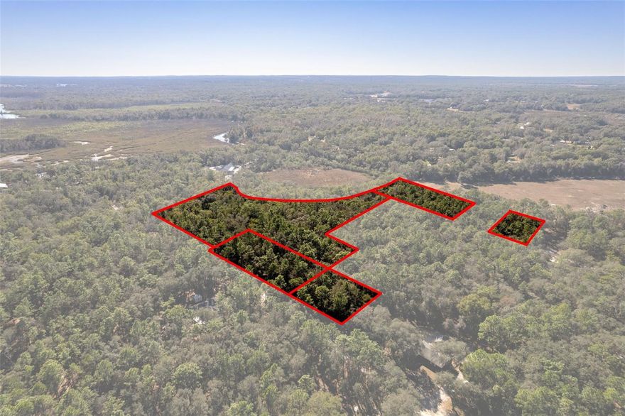 An exceptional opportunity to acquire over 6.5 acres across five combined parcels located at 9735 Mallard Dr, Inverness, FL, all offered for under $250,000. This expansive, wooded property offers privacy, natural beauty, and strong future potential in an area experiencing new residential development.
Surrounded by nature and near water, the property is ideal for outdoor enthusiasts, with excellent fishing nearby and a peaceful Old Florida setting. Despite its serene atmosphere, the area is seeing new homes being built, making this an attractive option for builders, investors, or buyers looking to create a private estate.
The parcels allow for minimum build requirements of 1,200 square feet, providing flexibility for custom homes while maintaining neighborhood standards. Water and electric are already on site, significantly reducing upfront development costs and streamlining the build process.
Whether you’re looking to develop, invest, or build a secluded homestead close to water and nature, this multi-parcel offering presents a rare combination of acreage, utilities, affordability, and growth potential.