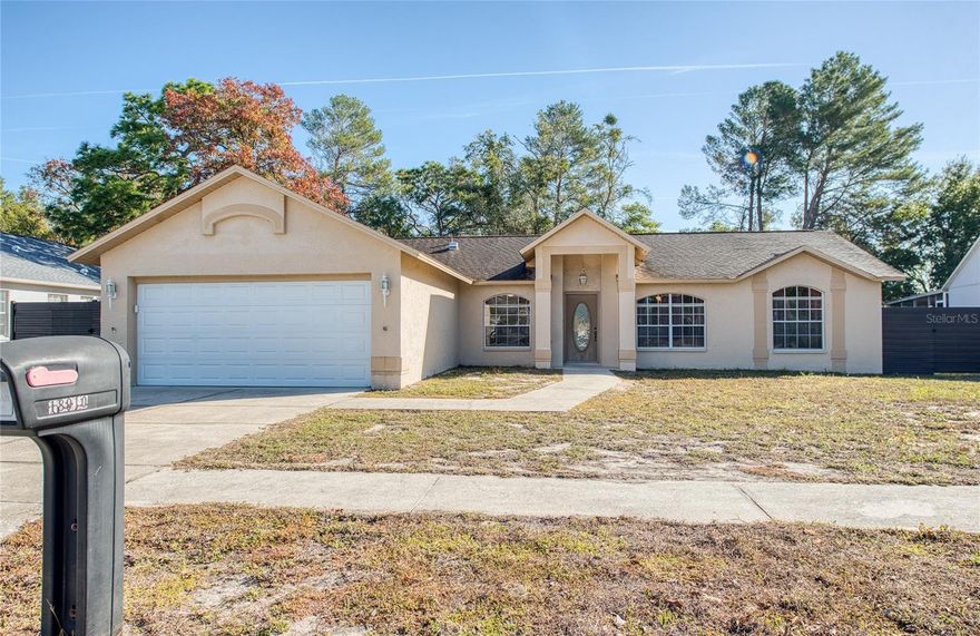 Under contract-accepting backup offers. Location, Location, Location!
Discover this stunning 3-bedroom, 2-bath pool home backing onto a serene conservation area—no rear neighbors for ultimate privacy! Enjoy your own backyard oasis just minutes from Spring Hill, Hudson, and Hernando Beach, with waterfront amenities close by and no flood zone worries.
Inside, you’ll love the split floor plan, soaring cathedral ceilings, and an open layout leading to your screened pool and spacious covered lanai—perfect for Florida living. The yard features a new privacy fence, ideal for pets or added seclusion.
All this in a quiet community with NO HOA—and priced to sell fast! Schedule your private showing today!