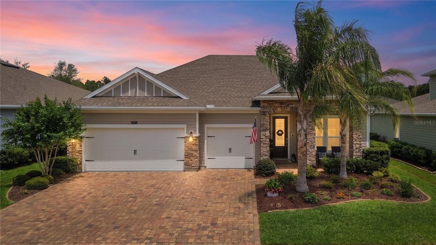 Experience luxury living in the exclusive gated golf and resort community of Palencia. This move-in ready 4BR/3.5BA home with a 3-car garage offers the perfect blend of elegance and functionality. The open-concept design features a private office, flex space, and a gourmet kitchen with white cabinetry, quartz countertops, stainless steel appliances, and an oversized island ideal for gathering and entertaining. The kitchen flows seamlessly into the spacious family room and café area, while sliding glass doors open to a screened lanai and extended outdoor living space. The luxurious owner&rsquos suite boasts a spa-inspired bath with soaking tub, oversized shower, dual vanities, and a massive walk-in closet. Designer finishes include crown molding, tile and luxury vinyl plank flooring, wainscoting, and custom garage upgrades. Enjoy world-class amenities, top-rated St. Johns County schools, and convenient access to shopping, dining, and beaches.