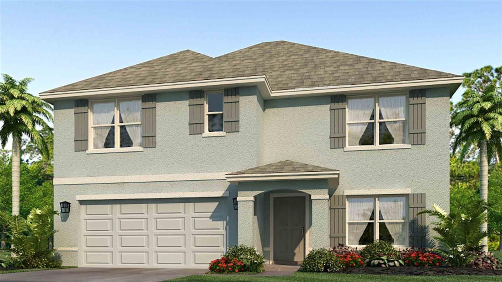 Under Construction. RED TAG SALE! This home is eligible for reduced interest rate specials and up to $25,000 towards flex cash & closing costs. Incentive available from 10/05/2024 to 10/27/2024. See Home Sales Consultant for more details. This two-story, all concrete block constructed home has a large open-concept downstairs with a kitchen overlooking the living and dining room. The kitchen comes equipped with a refrigerator, electric range, microwave and built-in dishwasher. The first floor also features a flex room that provides an area for work or for play, a bedroom, full bathroom, and an outdoor patio. The second floor includes an expansive Bedroom 1, three additional bedrooms that surround a second living area, a third full bathroom, and a laundry room equipped with a washer and dryer. Pictures, photographs, colors, features, and sizes are for illustration purposes only and will vary from the homes as built. Home and community information including pricing, included features, terms and availability. Future Amenity Center to include Resort Pool, Fitness Room, Covered Pavilion, Courtyard, Sand Volleyball, Playground, Pet Park, Basketball, Bocce, Pickleball, Tennis & Golf Cart Parking.