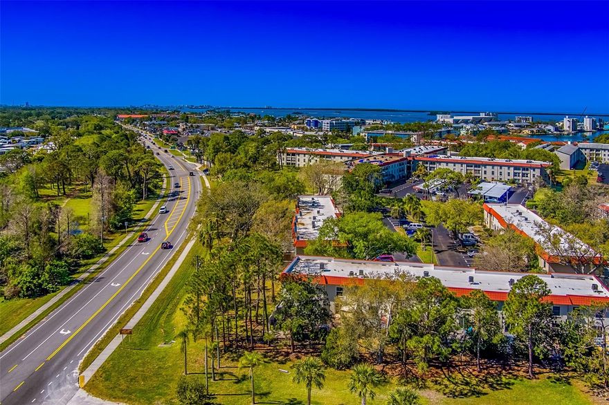 Welcome to Mediterranean Manors located in Dunedin, FL! As soon as you open the door you'll find an amazing space, the living room blended with the kitchen & dining area and an open and bright concept. This first floor, 2 bedroom, 1½ bathroom condo has been completely renovated top to bottom. Features include; completely renovated and upgraded bathrooms, beautifully updated kitchen with stainless steel appliances, stone counter tops and hurricane impact windows throughout as well as custom window shutters. This condo boasts luxury vinyl plank flooring throughout for easy maintenance, new outlets, recessed lighting, modern updates and so much more. The Mediterranean Manors community features a pool, tennis/pickle ball courts, private beach access, two clubhouse facilities, shuffle board courts, a fitness center, waterfront grilling areas, and the list goes on! All ages are welcome and this community is pet friendly. This condo revolves around the true Florida lifestyle, light & bright, cozy, the pictures are true to life, you will be delighted with your experience in this home, so delighted you will be able to envision yourself living here for years to come. Make your appointment today to take advantage of the potential of owning a fully turn key home!