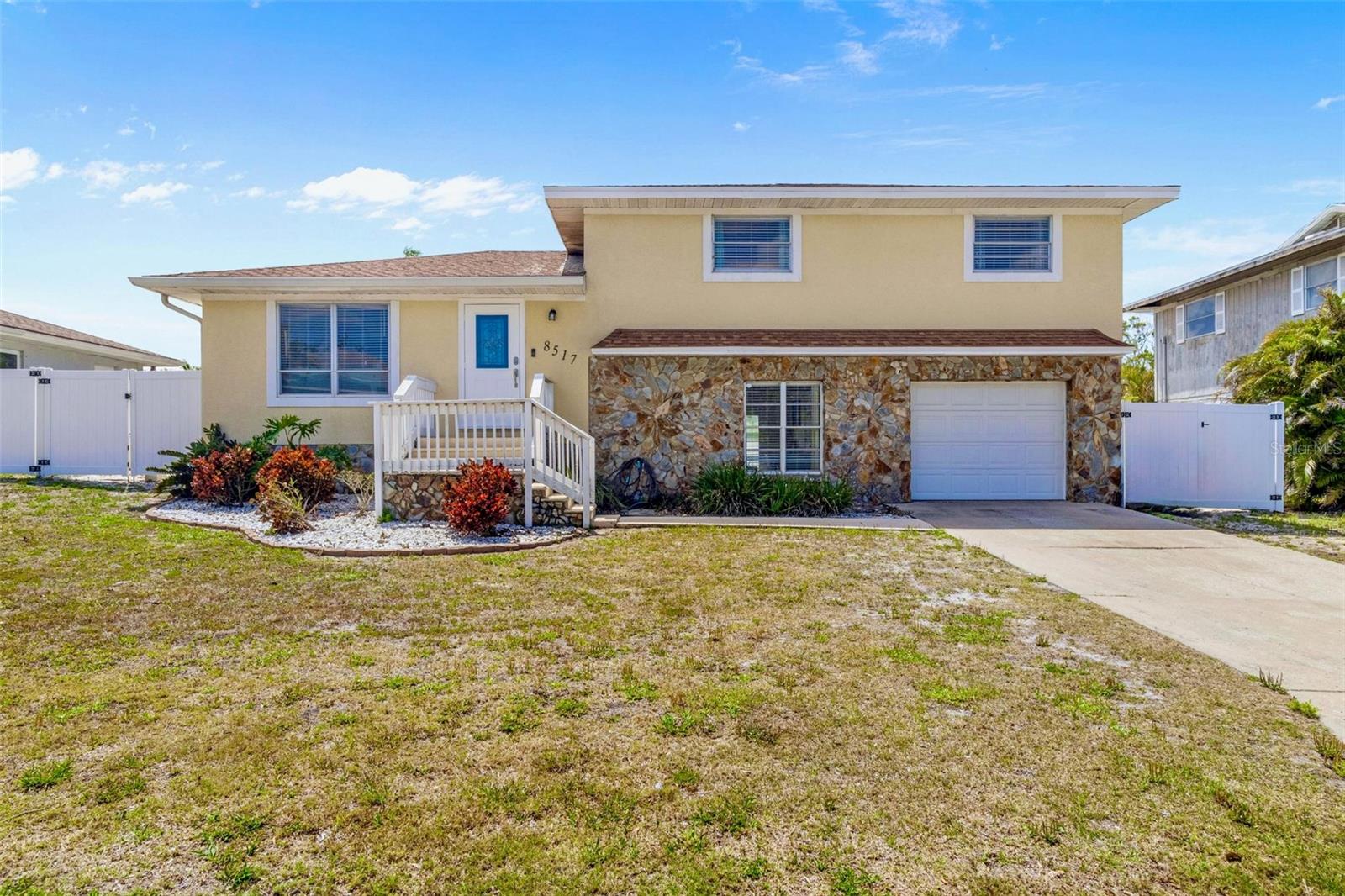 Dreaming of passive income and poolside margaritas? Say less.
This gorgeous 3-bedroom, 3-bath multi-level home in Bradenton is just one house off Palma Sola Blvd and minutes from the powdery white sands of Anna Maria Island. Translation: prime location, tan lines optional.
Currently living its best life as a successful Airbnb, this beauty pulls in around $7,000 a month during high season. So yes, it basically pays for itself while you sip iced coffee and pretend to answer emails. Prefer something more low-key? It rents long-term for about $4,200/month. Either way, your wallet will be doing a happy dance.
Inside, you’ll find a bright, open-concept layout that makes entertaining easy and awkward silences harder. The kitchen is fully equipped with granite countertops, stainless steel appliances, and enough space to cook dinner without elbowing your guests. Upstairs, there’s a spacious master suite plus two additional bedrooms. And downstairs? A versatile bonus room just waiting to become your office, yoga studio, game room, or "escape from the family" cave.
Now let’s talk backyard: the pool is saltwater, heated, and ready to party year-round. Whether you're into cannonballs or cocktails, this backyard oasis was built for it. Recent upgrades include a newer roof (2021), newer AC and ductwork (2020), an electrical panel upgrade, new fence, saltwater pool conversion, and a heater -- because cold plunges are overrated.
Perfect as a vacation rental, a second home, or your permanent Florida happy place, this home checks every single box. Sunshine? Check. Income? Check. Pool you’ll brag about on Instagram? Big check.
Book your showing before someone else starts earning beach money in your dream house.