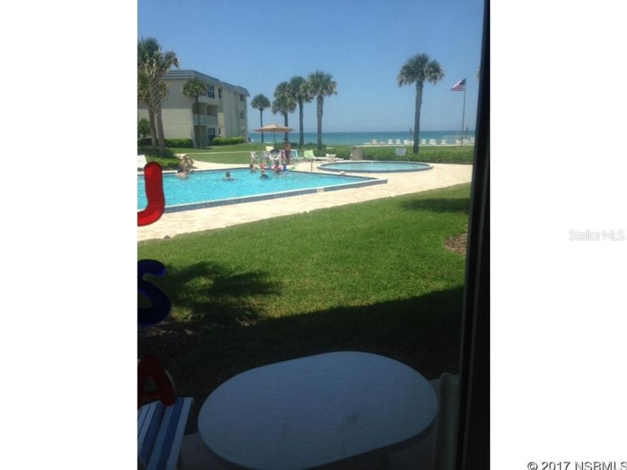 This home is the perfect beach pad - Beautifully renovated and lovingly maintained.High-end finishes throughout with a relaxed feel. Just bring your tooth brush and move into this "turn key" beach home. From your living room or master bedroom you can walk right out to the pools and beach.  The Southeaster complex is unique - with two pools, kiddie pool, two tennis courts, shuffle board courts, game room, and both a bike storage room and assigned storage for each residence.  Be sure to check out the pictures to fully appreciate the level of care taken to make this home so comfortable and convenient. Gorgeous tile floors, White Shutters throughout, Washer/Dryer in the residence, Custom Cabinets and high-end Appliances in the Kitchen. Two Bathrooms with glistening white tile.  The Master Bathroom has a walk-in shower and the 2nd bathroom has a tub/shower. TWO PATIOS - one off of the Living Room and one off the Master Bedroom. This incredible opportunity won't be around long. ;LocationDescription: Condo ;Water: City