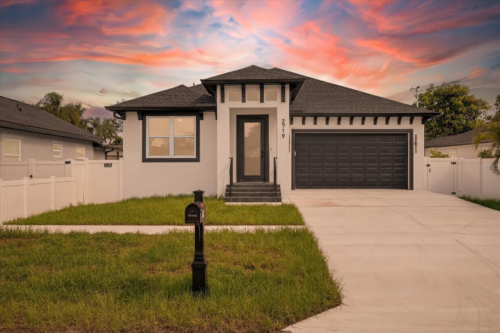 Welcome to this stunning newly built 2025 modern home located in the heart of Tampa! Featuring 4 spacious bedrooms and 3 bathrooms, this home offers the perfect balance of style, functionality, and convenience.
Step inside and you’ll immediately notice the sleek porcelain tile floors throughout, creating a bright and elegant atmosphere. The open-concept living area flows seamlessly into a chef’s kitchen complete with a large island, quartz-style countertops, modern cabinetry, and stainless steel appliances—ideal for cooking, entertaining, or family gatherings.
The primary suite is a true retreat with a spa-inspired bathroom featuring a freestanding soaking tub, frameless glass shower, and designer finishes. Every detail has been thoughtfully crafted for comfort and modern living.
Outside, enjoy a spacious driveway with a two-car garage and a private fenced yard. The home sits in a highly central location just minutes from Downtown Tampa, Armature Works, Midtown, Tampa International Airport, major highways, shopping, dining, and entertainment.
This is your opportunity to own a brand-new, move-in ready home in one of Tampa’s most convenient and growing neighborhoods. Schedule your private tour today!