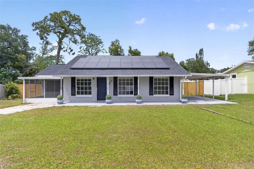 2222 E 99th Avenue, Tampa, FL 33612 | 4 Bedrooms | 2 Bathrooms | 1,386 Sq. Ft. 
Discover this beautifully updated ranch-style home in Tampa featuring 4 bedrooms, 2 bathrooms, and over 1,300 square feet of heated living space in the desirable Temple Highlands neighborhood. This move-in-ready home combines modern upgrades, functional living spaces, and a prime Tampa location near Busch Gardens, USF, and I-275.

Inside, you’ll find durable vinyl flooring, fixtures and a kitchen that were all professionally upgraded in 2021. The kitchen features solid wood cabinetry, stone and solid surface countertops, ample storage, and modern appliances including a dishwasher, microwave, range, and refrigerator. The spacious primary suite is conveniently located on the main floor and includes an updated en-suite bathroom with newer vanity and plumbing fixtures. Three additional bedrooms provide flexibility for guests, a home office, or a growing household.

Additional highlights include a new roof installed in 2021, a hot water heater and A/C were replaced in 2021, a solar energy system with on-site energy storage, public sewer, well water, no HOA fees, no CDD fees, and no minimum lease restrictions.


Enjoy Florida outdoor living year-round with both front and rear screened-in porches, ideal for entertaining or relaxing. The fully fenced 0.18-acre lot includes a large storage shed, private yard, rain gutters, and covered carport parking.


Located in the heart of Tampa, this home offers convenient access to Busch Gardens, University of South Florida, downtown Tampa, shopping, dining, hospitals, and major highways including I-275.

If you’re searching for an updated Tampa home with a fenced yard, solar features, and no HOA, 2222 E 99th Avenue is a must-see.