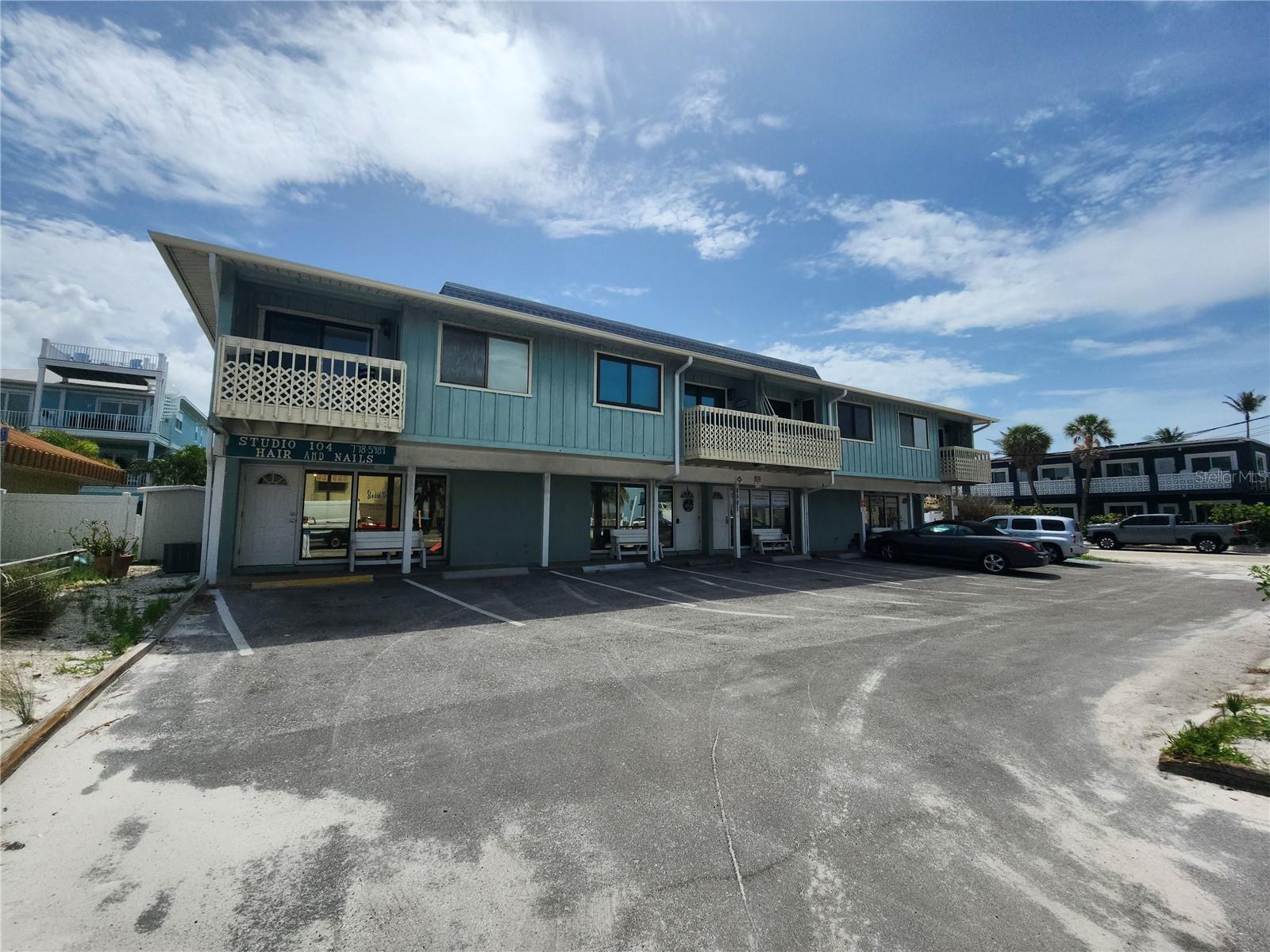 Great Anna Maria Island office space for sale on Gulf Drive N. in Bradenton Beach. Unit 102 is 416 square feet and a has a full private bathroom. There are tile floors throughout. Island Plaze is a condo association made up of 8 units. 4 commercial spaces are on the ground level with 2 reserved parking spaces per unit in the front of the building. 4 residential / vacation rentals are upstairs with parking and entrances in the back of the building. Other commercial tenants include a hair salon, real estate office and a flower shop. Tenant occupied. Call today for an appointment to view.