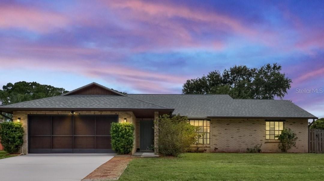 Short Sale. Beautifully updated 3-bedroom, 2-bath pool home in desirable NW Palm Bay! This move-in-ready home features a bright split-bedroom floor plan with vaulted ceilings, vinyl plank flooring, fresh paint, kitchen has new wood cabinets and quartz. The spacious primary suite includes a bonus sitting area or office and new carpet. Enjoy a private fenced yard with a resurfaced in-ground pool, covered patio, and storage shed—perfect for entertaining. Recent upgrades include a newer roof and pool equipment. No HOA and conveniently located near parks, shopping, dining, and I-95. This one has it all—This home checks all the boxes—schedule your showing today!