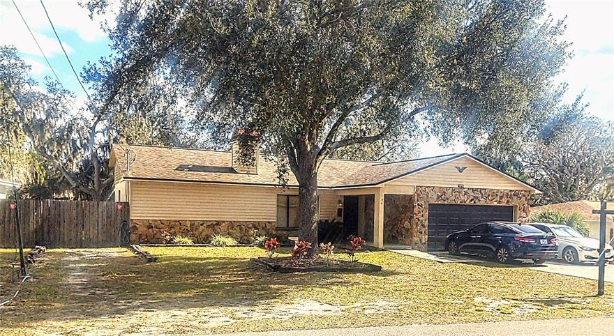 LAKE KEEN CANAL FRONT. No HOA or CDD. Flood Insurance is not required. Zone X.  This 3/2/2 ranch home was custom built and features a split plan with separate living & family rooms.  The Home is in great condition. Roof 2020, AC 2025, W/D 2025. The potential 4th bedroom serves as a designated "safe room" and/or professional home office.  The primary suite includes a large walk-in closet, spacious bath and private access to the screened lanai overlooking the canal and beautiful treesy lot. Lake Keen allows for water skiing, boating and fishing. The private boat ramp is only $50/annually.   Conveniently situated in the heart of Lutz near wonderful Nye Park and everyday conveniences.  Premium Outlet Mall, The Shops at Wiregrass, Costco, Sam's Club, Restaurants, Medical Arts,Starbucks, Publix & Aldi all just minutes away. Survey available. Furniture negotiable. Motivated Seller. Room Measurements approximated.  Buyer & Buyer's Agent to verify.