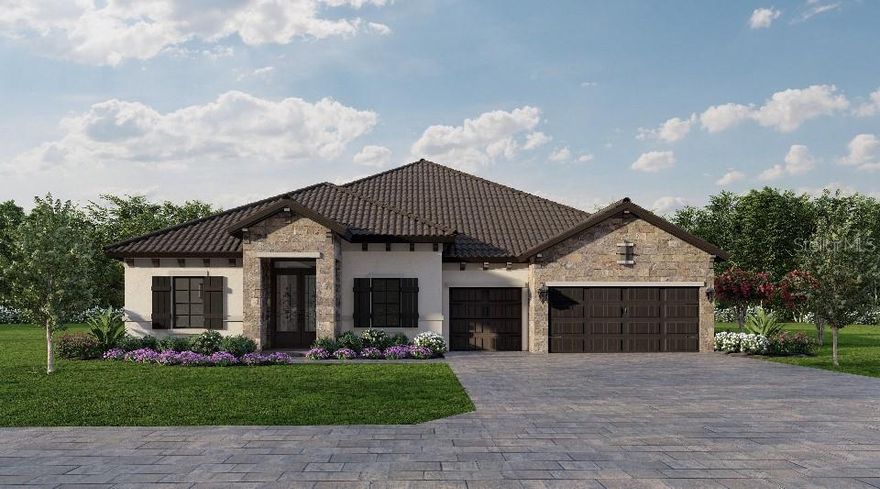 Under Construction. Discover the epitome of luxury living at 3059 Sanctuary Circle, nestled within The Sanctuary at Grasslands. This brand new built (2025) exquisite residence, offers an expansive and meticulously designed living space with high ceilings and a desired open floor concept. The homes floor plan seamlessly integrates the living, the dining and outdoor recreation space, creating an ideal environment for both living and entertainment space. If you love to cook and entertain you will love the spacious kitchen that will allow you to both cook and be a part of the entertainment surrounding you. The home has 3 spacious bedrooms and 3 bathrooms, with a 3 car garage, sitting on .31 of an acre corner lot with a golf course view. The builder on this luxurious home will allow some of your design elements if you decide to purchase quickly. Do not miss out on an opportunity to purchase a brand new build in this exclusive area of Grasslands.