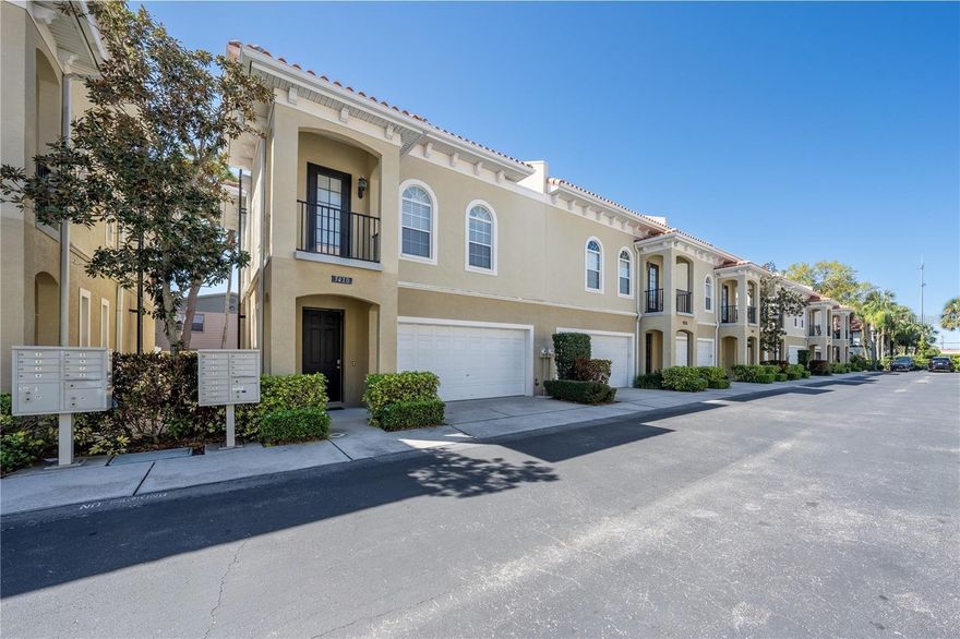 lexible closing options! Don’t miss out on this pristine 3-bedroom, 2.5-bath luxury Mediterranean-style townhouse, perfectly situated in desirable South Tampa. This turn-key residence features a spacious 2-car garage and is located OUTSIDE OF FLOOD ZONES, providing both convenience and peace of mind. Enjoy swift access to downtown Tampa, Bayshore Boulevard, MacDill AFB and the Gandy Bridge to St. Petersburg. Built with superior construction, this home includes two stories of concrete, two energy-efficient HVAC systems (2016), newer water heater (2021) and a water softener. The interior has been meticulously maintained, showcasing hardwood flooring throughout the first floor, new tile flooring throughout the bathrooms, a stylish kitchen with granite countertops, 42” cherry wood cabinetry and stainless steel appliances. The breakfast bar opens seamlessly to the dining and living areas, creating an inviting space ideal for entertaining. Natural light floods the home, enhanced by elegant crown molding throughout. Step outside to an updated, fully fenced paver patio—perfect for gatherings or relaxation. The expansive master bedroom is a true retreat, featuring soaring 14 ft. tray ceilings, an oversized walk-in closet, and a covered balcony. The updated master bath is designed for luxury with a double sink vanity, a separate shower, and a garden tub. Two additional bedrooms, an additional updated full bath, and a laundry closet with a high-efficiency wifi washer and dryer complete the second floor, adding to the home's functionality. The two car garage is equipped with power for your electric car. Sherwood Townhomes is a well-maintained community of 18 Mediterranean-style residences, complete with barrel tile roofs, wrought-iron balconies, and lush landscaping. This beautiful townhouse offers a fantastic opportunity in an unbeatable location. Schedule your showing today!