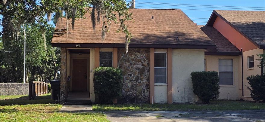 Great opportunity to make this one your own! It is a fixer upper but its an excellent 1/2 duplex in south Lakeland that has 2 bedrooms and 2.5 baths-- two master suites and one with an updated bathroom. The rest of the home needs flooring, paint and some updates. Roof is 2017 and AC is 2012. It is wheelchair accessible, has a fenced back yard and a rear screened in porch with a storage room. This property also has 2 extended parking spaces that could fit 4 vehicles easily. All information and sizes are believed to be accurate but should be verified by buyer and or buyers agent.