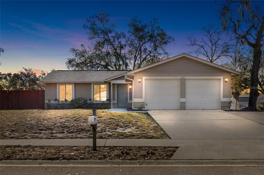 Welcome to 10220 Turkey Oak Drive in desirable River Ridge! This charming 3-bedroom, 2-bath home offers 1,120 square feet of comfortable living space and is perfect for first-time buyers, downsizers, or investors.

Step inside to a light and functional floor plan designed for easy everyday living. The spacious living area flows seamlessly into the kitchen and dining space, creating a welcoming environment for gatherings and entertaining. The split-bedroom layout provides privacy, with a comfortable primary suite featuring its own full bath.

Enjoy Florida living year-round in the fully fenced backyard — ideal for pets, play, gardening, or weekend barbecues. With a minimal HOA, you’ll appreciate the flexibility to truly make this property your own. Theres a community pool with tennis courts and basketball courts for a little break in life. 

Conveniently located near shopping, dining, highly rated public schools, and major roadways, this home combines comfort, affordability, and freedom — all in one great location.

This home has a ton of new upgrades:  roof 2024, newer A/C 2020, new flooring 2025, new paint 2026, updated kitchen 2024.

Don’t miss your opportunity to own this move-in-ready gem. Schedule your private showing today! *** HOA dues are paid in FULL for 2026***