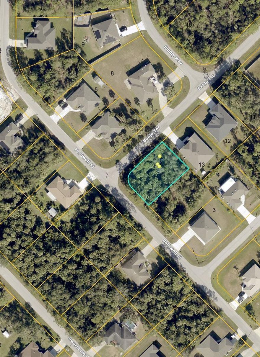 Beautiful corner lot offers a unique opportunity to build the home of your dreams, Situated in North Port a quiet and a quite developed area, this land boasts panoramic views with a convenient location close to local amenities. With ample space to design and build, this lot is perfect for those looking to create their own personal paradise. Don't miss the chance to turn this land into your HOME!!