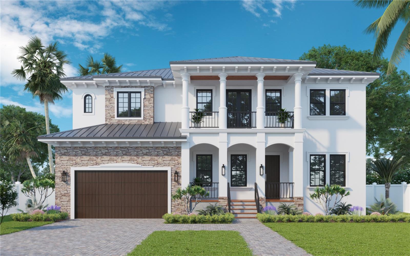 Pre-Construction. To be built. To be built - Mobley Homes Custom 4100 sq ft 5 bedroom 4.5 bath with den, bonus room and pool/heated spa. Top quality workmanship and attention to detail, including high ceilings, open floor plan, stading seam metal roof, hardwood floors throughout, quartz, heavy trim package including 7.5 baseboards and crown molding, outdoor kitchen, custom lighting mirrors and more. The gourmet kitchen includes large island with Inset cabinets, custom Wolf/Sub Zero appliances, quartz tops, butlers pantry and kitchen home office. Walk to all of the shops, great restaurants and parks. Photos are of same plan different home. Buyer may still choose interior selections.