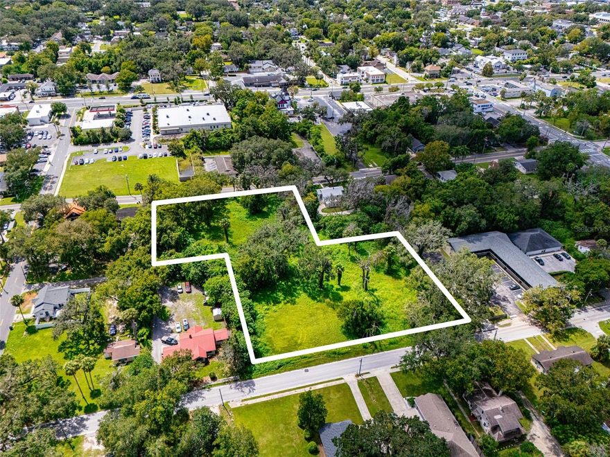 Strategically positioned at the corner of NE 2nd Street & NE 9th Avenue W, this parcel sits just minutes from Historic Downtown Ocala. The site offers the perfect balance of proximity to downtown restaurants, retail, and cultural amenities. Surrounded by established neighborhoods and steady rental demand, this lot is one of the few remaining infill development opportunities in the Ocala core.

**Lot Size: ±2.56 acres
**Downtown-Adjacent Location: Less than 1 mile to Ocala’s Historic Square, restaurants, shops, and cultural venues - Infill Opportunity
**Zoning: R-3 (Multi-Family Residential)
**Density Allowed: 12 units/acre | ±30 units max by code
**Permitted Uses: Multi-family dwellings, single-family homes, two-family and multi-family dwellings, residence-office and residence-galleries, bed & breakfast, assisted living facility
**Special Exceptions Possible: Professional offices, day care, churches, recreation facilities, neighborhood wellness centers
**Parking Requirement: 1.5 spaces/unit. Additional spaces may be required for amenities.
**Utilities: City water and sewer are nearby
**Neighborhood Context: Surrounded by long-standing homes, an opportunity for a well-positioned, modern infill product.
**Corner Exposure: Frontage on both NE 2nd St & NE 9th Ave for easy access and design flexibility 
**Connectivity: Access to major corridors, including US 301/441 and SR 40

This site represents a rare chance to deliver new housing just outside the downtown core — close enough to enjoy the amenities. Ideal for an investor, builder, or developer looking to capture demand for modern apartments or townhomes close to downtown Ocala’s growing market.
