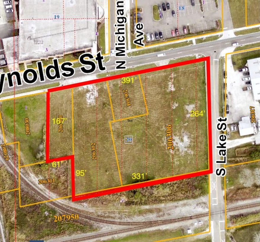Property consists of 4 total parcels(206300-0000, 206302-0000, 206304-0000, 206306-0000). Property is cleared and zoned C-2 with 2.29 acres. Property sits in Downtown Core District. Benefits include no minimum number of parking requirements, almost any commercial use is available except industrial, potential for CRA matching grants up to $50k, no maximum floor are ratio, no setback requirements, and buildings can be up to 45 feet. Owner will consider short term financing(3 to 5 years) with agreeable terms.