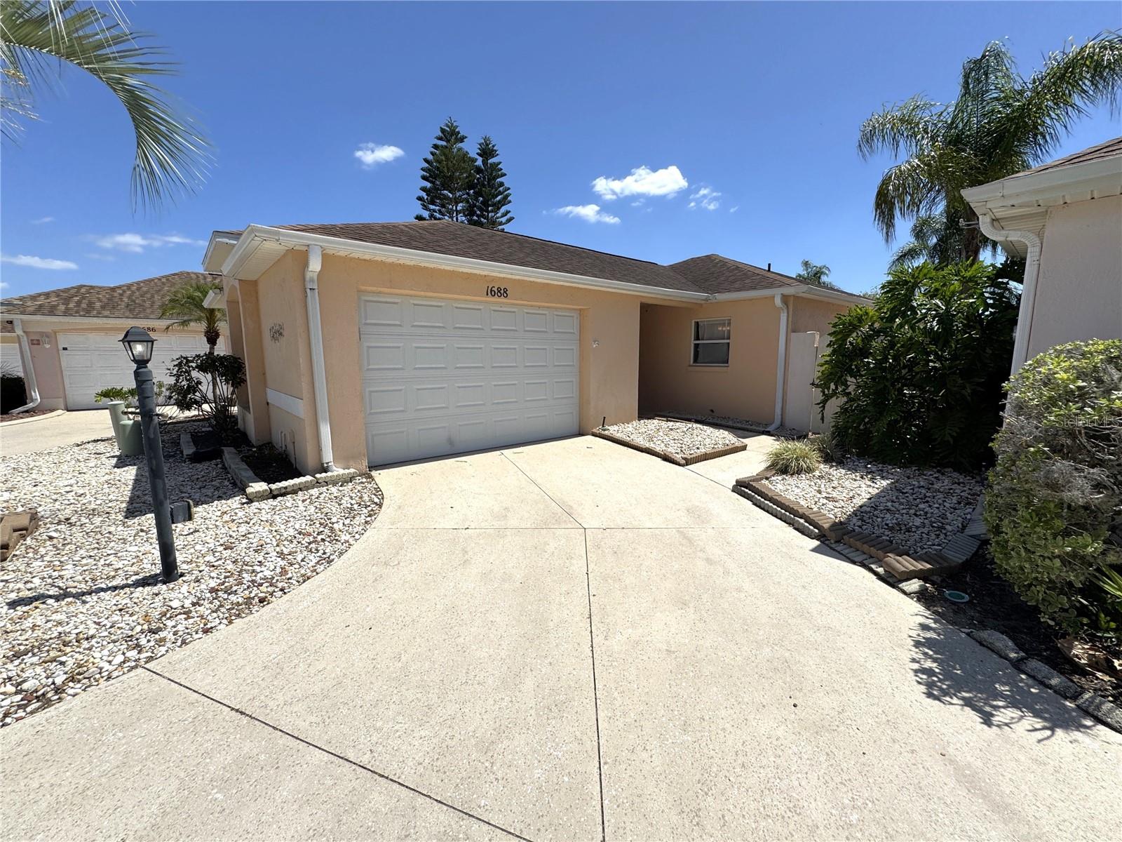 Nice 2BR/2Bath Courtyard Villa located in the sought-after Village of De La Vista South, residents can choose between the fun and recreation found at the Tierra del Sol Golf & Country Club, or the excitement of shopping, dining and dancing their days away at Market Square in Lake Sumter Landing - both so close! Tierra del Sol is home to a beautiful championship golf course. Just across the street, you can try the de La Vista executive course.
******More photos coming soon*********
*Visit our website for online application and qualifications
*1 Small Pet Permitted with refundable Deposit *Breed Restrictions Do Apply.
*Fully furnished
*Stainless Steel Appliances
*Washer and Dryer for tenant use
*Golf Cart with an additional $100 monthly
*Lawn Care, water, Pest control, and amenity fees are included in the Rent
*Seeking high-quality, long-term residents.
Experience The Village's Lifestyle in one of the largest retirement communities in the world. Featuring three town squares, where you will find nightly entertainment, dining, and shopping. Temporary Lifestyle Resident IDs not included in rent cost or fees and must be purchased separately upon Arrival. Payment of $50 for 2 cards will be due to The Villages. Gunn Property Services will complete all required documents and applications for ID cards.