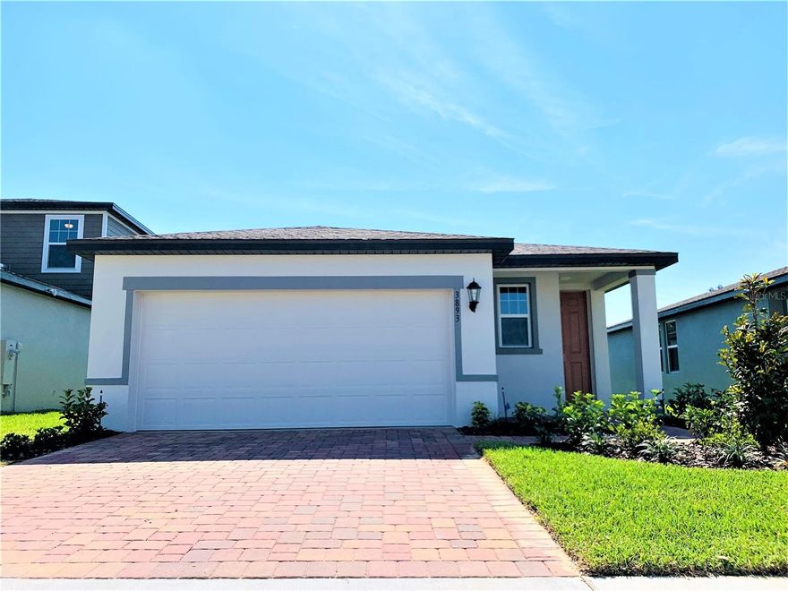 This single-family house is in a beautiful “Tuscan Meadows” Community of Davenport, Florida. This property features an open-concept floor plan with 3 bedrooms, 2 bathrooms, and an attached 2-car garage. The kitchen has a huge island with all the countertops equipped with high-end granite. All the appliances in the kitchen include stove, microwave, refrigerator, and dish washer. The entire house has ceramic tiles in common area and newly installed vinyl planks in all bedrooms for easy maintenance. The master bathroom features dual vanity and high-end granite countertops with a stand-alone shower. The Washer and Dryer are also provided on the property. The Tuscan Meadows community is ONLY minutes away from I-4, FL-429 and US-27 intersections, which provide easy access to major employment centers. Also, the community has a proximity to Posner Parks where massive retail stores, restaurants and entertainment would be provided to families. The community also offers a community pool and a playground. The HOA fee is INCLUDED IN THE RENT. A newly built Publix Grocery shopping plaza is just outside of the community. Come and see this beautiful property and it will not last long. ONLY Qualified applicants will be allowed to view the property. Applicants Criteria: 1) Credit Score: 600+; 2) Income: at least three times rent; 3) NO Bankruptcy or Eviction History; and 4) ONLY small pets allowed. Landlord pays HOA. Tenants take care of lawn maintenance, including sprinkler heads. Tenants take care of pest control and AC filter replacement (every 3 months). No smoking is allowed on the property. First month rent + Security deposit due at the lease signing. Renters insurance is required prior to move-in day.