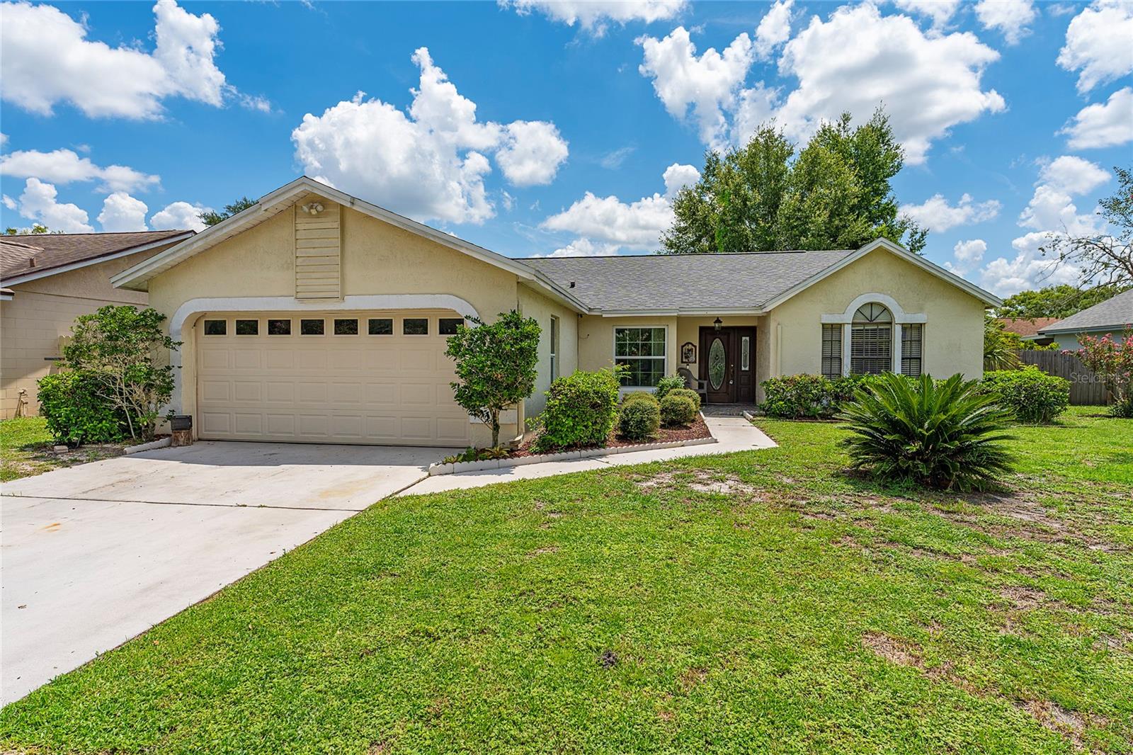 Welcome to this beautiful 3-bedroom, 2-bath home located in Sanford, right on the edge of Lake Mary. This home features a spacious open floor plan, perfect for entertaining. The modern kitchen has plenty of counter space and cabinetry, opening up to a bright living area. Enjoy peace of mind with a brand-new roof that’s less than a year old, along with a built-in surround sound system for an enhanced living experience. The backyard provides ample space for relaxation or gatherings, and the location has convenient access to Lake Mary, shopping, dining, and major highways. Come see this home today!