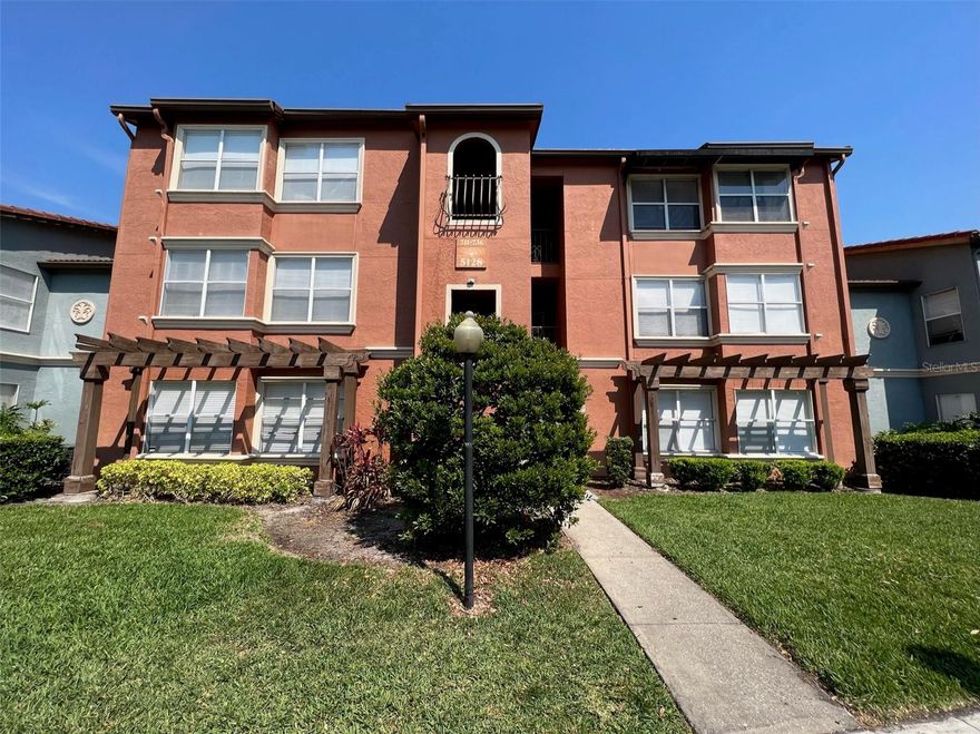 SECOND FLOOR unit. This unit offers 1 bedroom, 1 full bathroom. Brand New Capet and renovated bathroom. The kitchen features granite countertop and stainless-steel appliances. Water and Sewer provided by HOA, so you don't have to pay. The Residences at Villa Medici community is gated and features several amenities including a clubhouse, community pool and tennis courts. Application Fee $75.00 Per Adult (18 & Older). --- Association approval is required $150.00 and may take up to 7 days. --- No short-term lease (12 months lease only). --- Renters Insurance required. --- Washer and Dryer included. --- Water and Sewer provided by the HOA, other utilities are not included. --- Small Dog may be accepted with additional monthly fee of $25.00. --- One assigned parking space (Max of 2 vehicles). --- Zoned for Millenia (Elementary), Southwest (Middle School) and Dr. Phillips (High School).