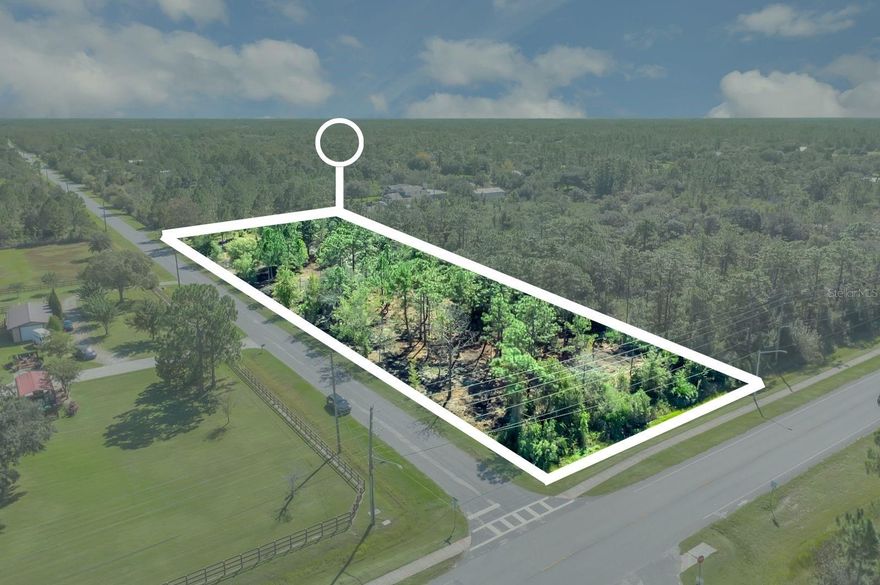 Welcome to Wedgefield Community!!! Wedgefield is a distinctive community in East Orange County that offers a blend of spacious living, natural surroundings, and proximity to Orlando and beaches, making it an excellent option for homebuyers seeking more than just a house. Wedgefield is near to Hal Scott Regional Preserve & Park, given the residents' opportunities for hiking, horseback riding, biking, wildlife viewing, fishing, etc. The community also offers a golf club with 18-hole course. Inside the clubhouse you will find The Wedgefield Grille bar and restaurant.  This corner lot offers 151' frontage on Bancroft Blvd. and 629' deep on Paddock St. (which is about 2.17 acres of land) to build your dream home.  The elementary and middle school is just walking distance from the lot.